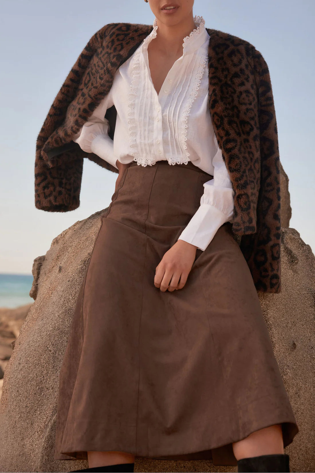 Zoe Kratzmann Stellar Skirt - Mocha