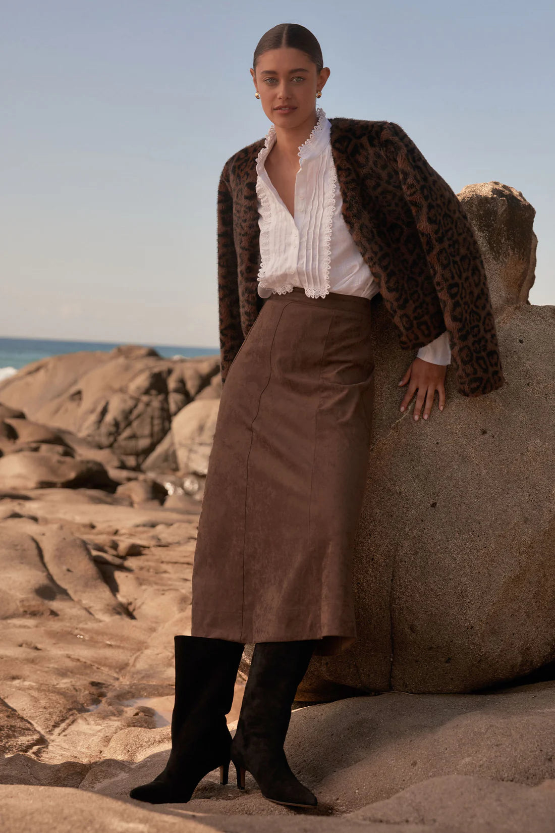 Zoe Kratzmann Stellar Skirt - Mocha