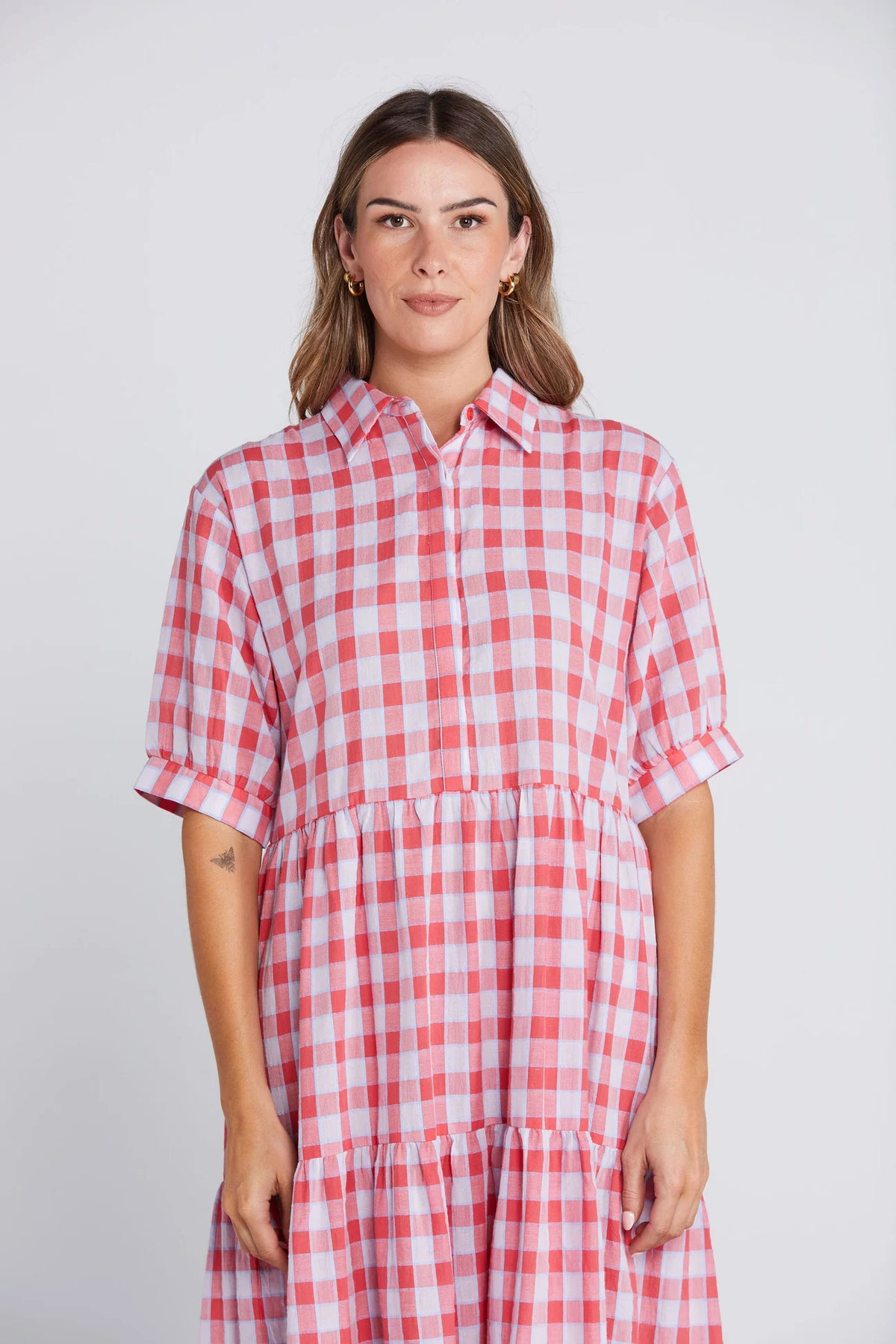 Thing Thing Luna Dress - Check Mate