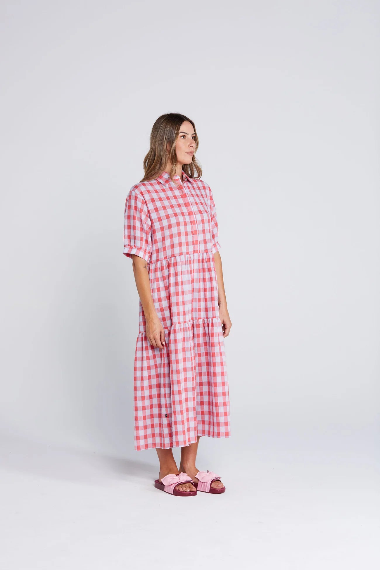 Thing Thing Luna Dress - Check Mate
