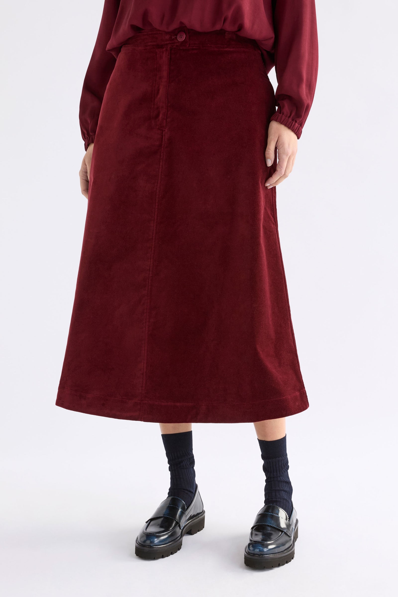 Elk Altes Skirt - Merlot