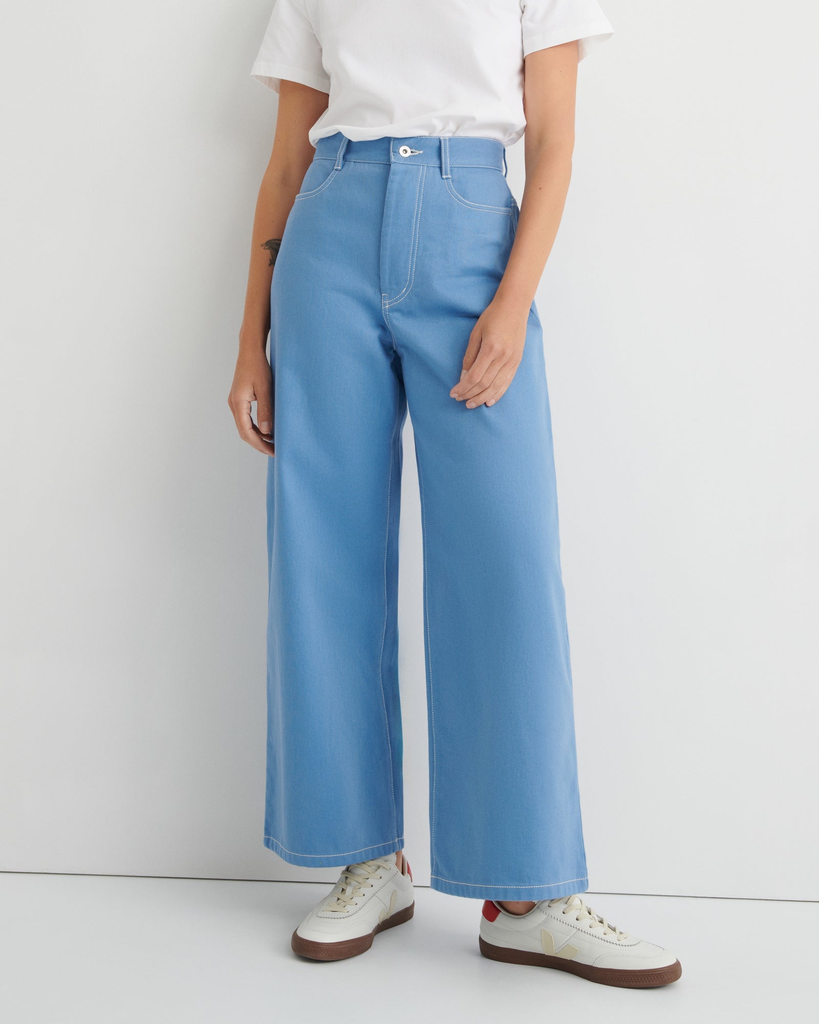 Kowtow Sailor Jeans - Sky Denim