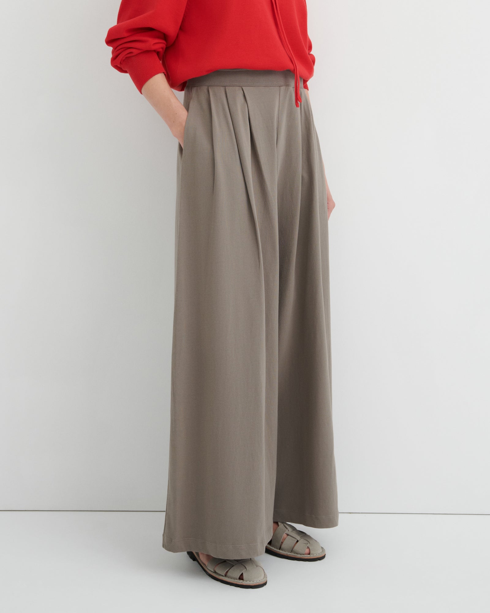 Kowtow Drape Pant - Flint