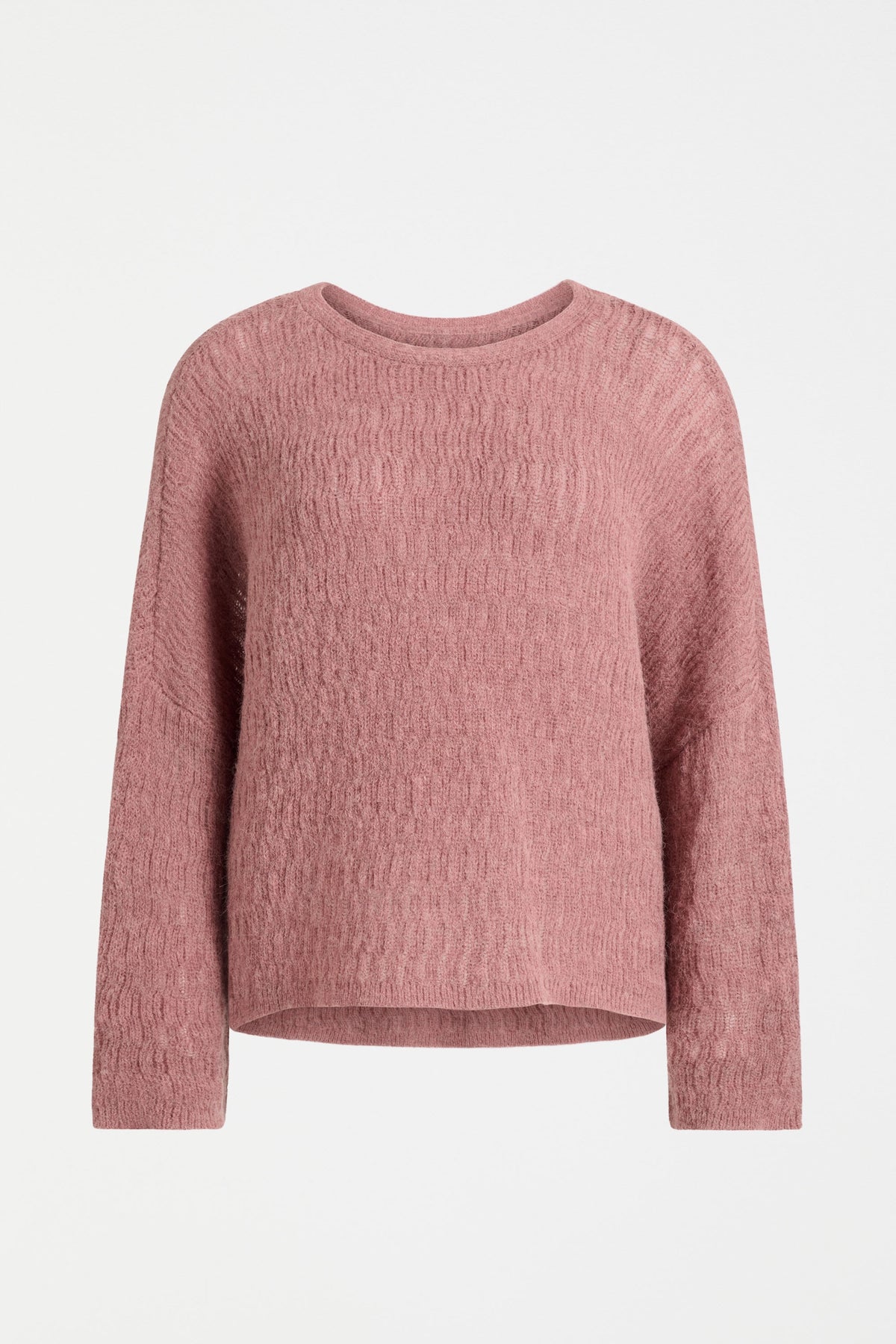Elk Agna Pattern Sweater - Rosewood