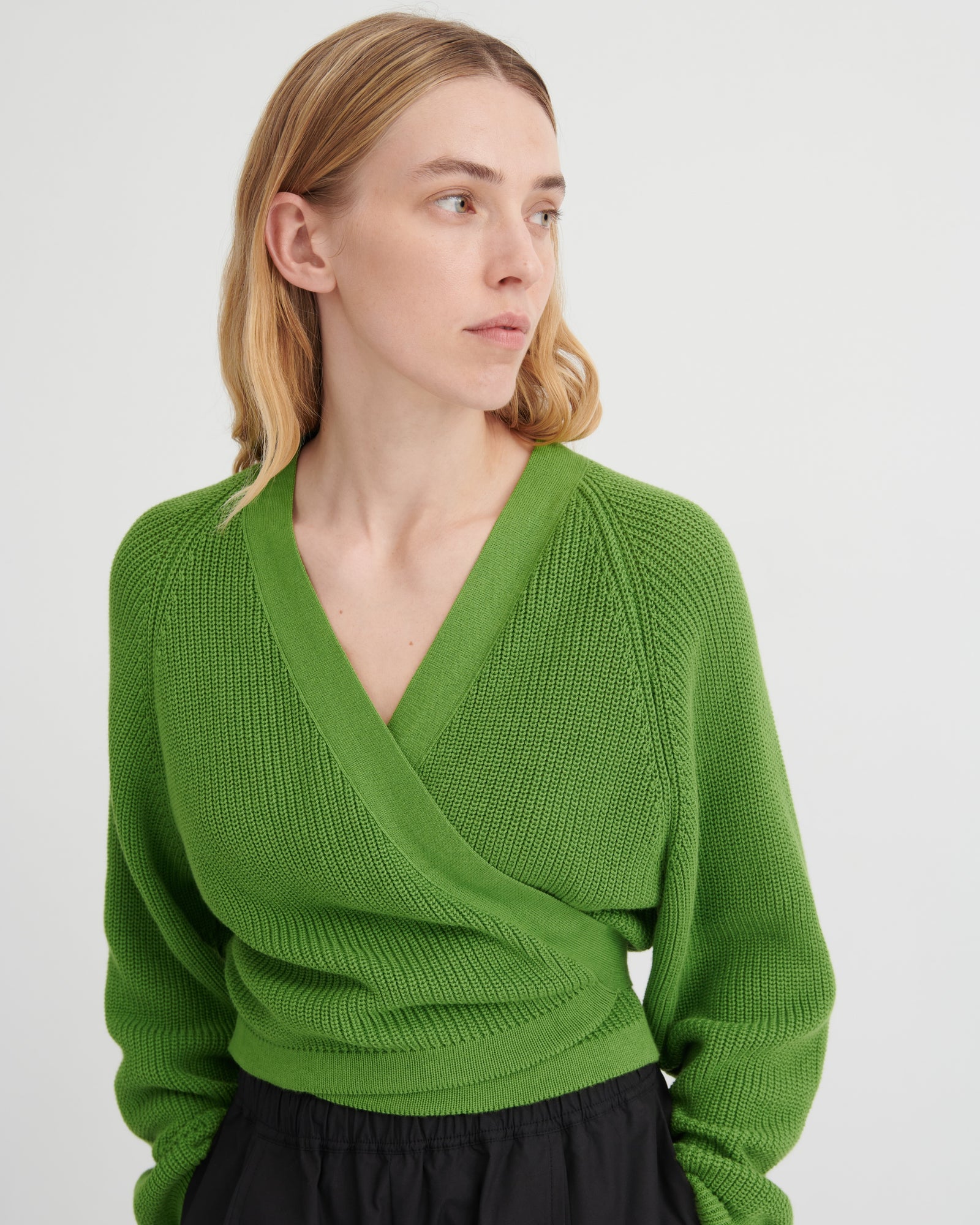 Kowtow Composure Cardigan - Spring Green