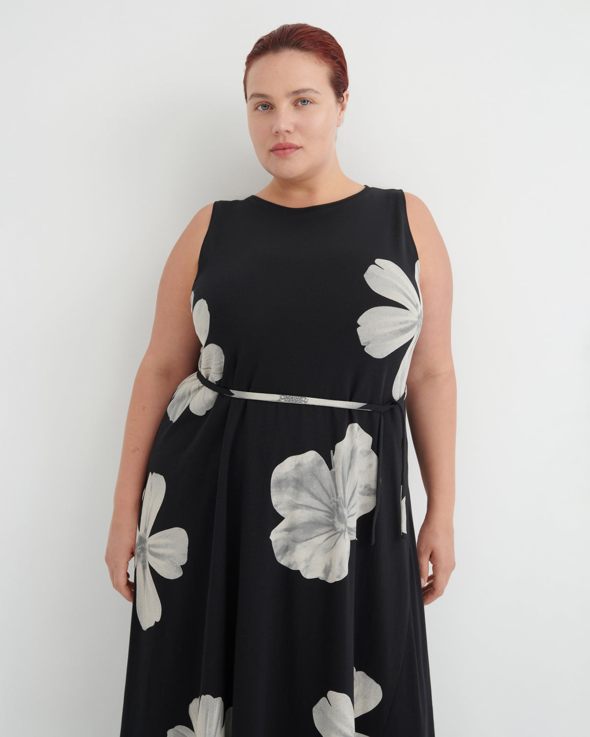 Kowtow Tank Swing Dress - Monochrome Floral