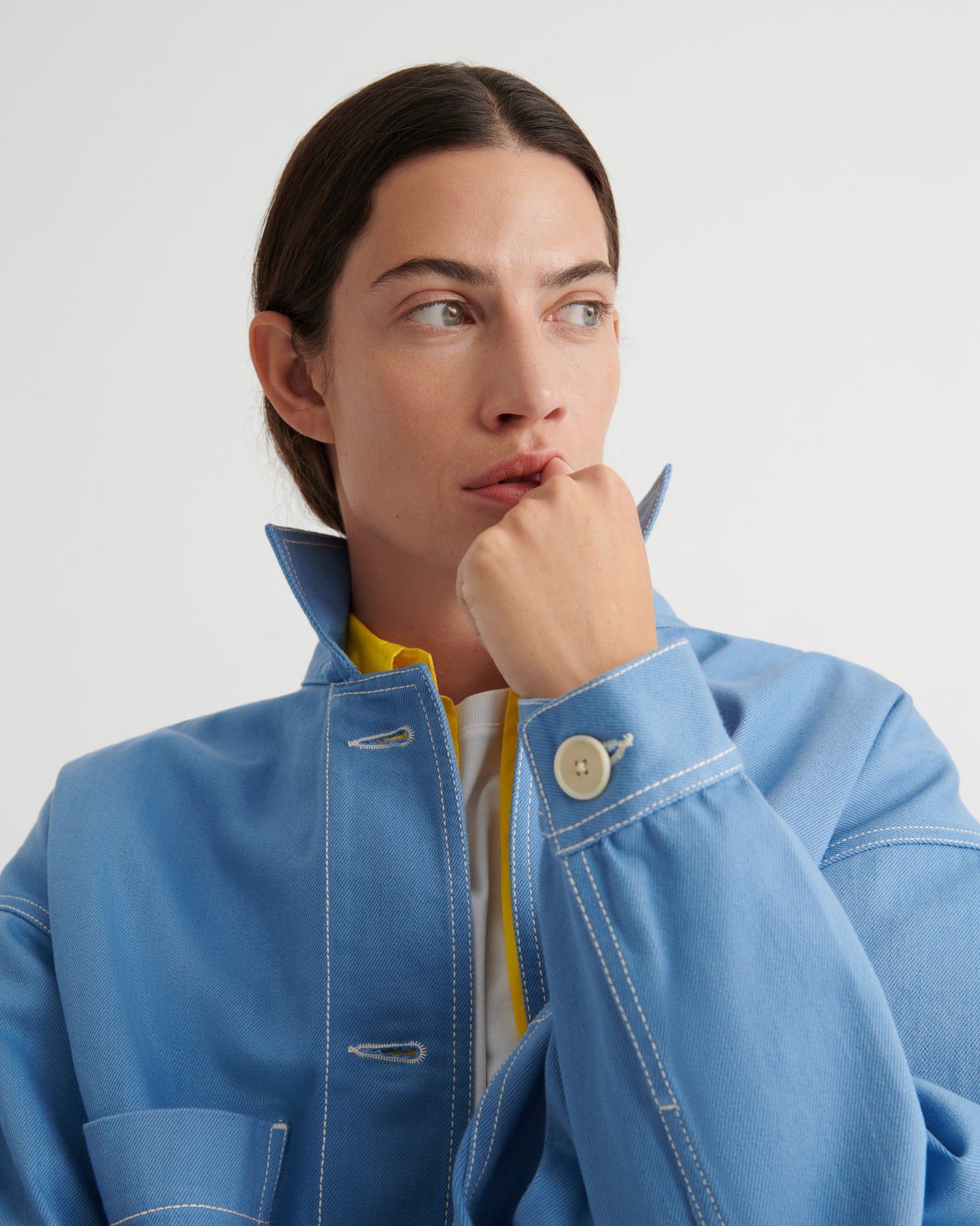 Kowtow Ava Jacket - Sky Denim