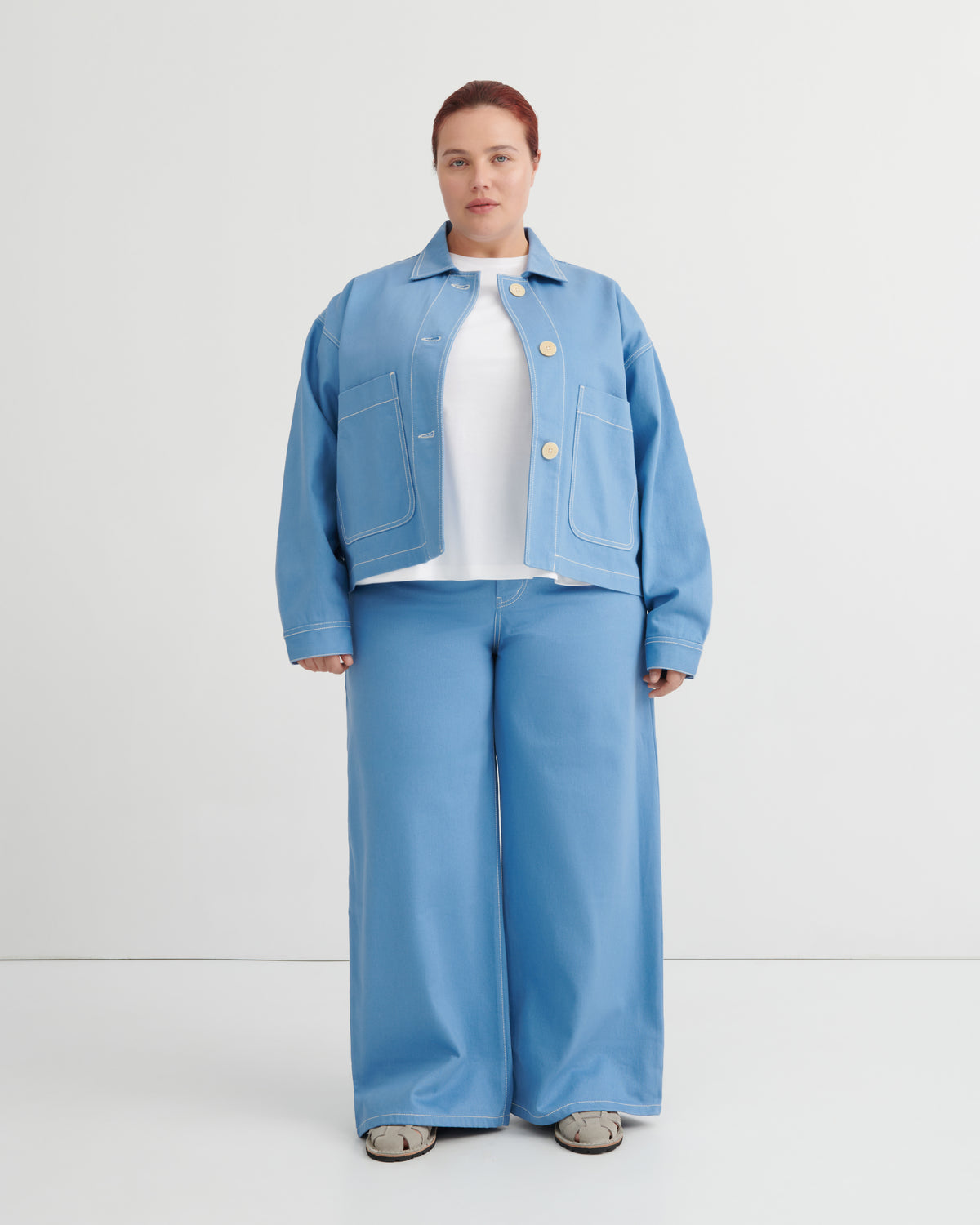 Kowtow Ava Jacket - Sky Denim