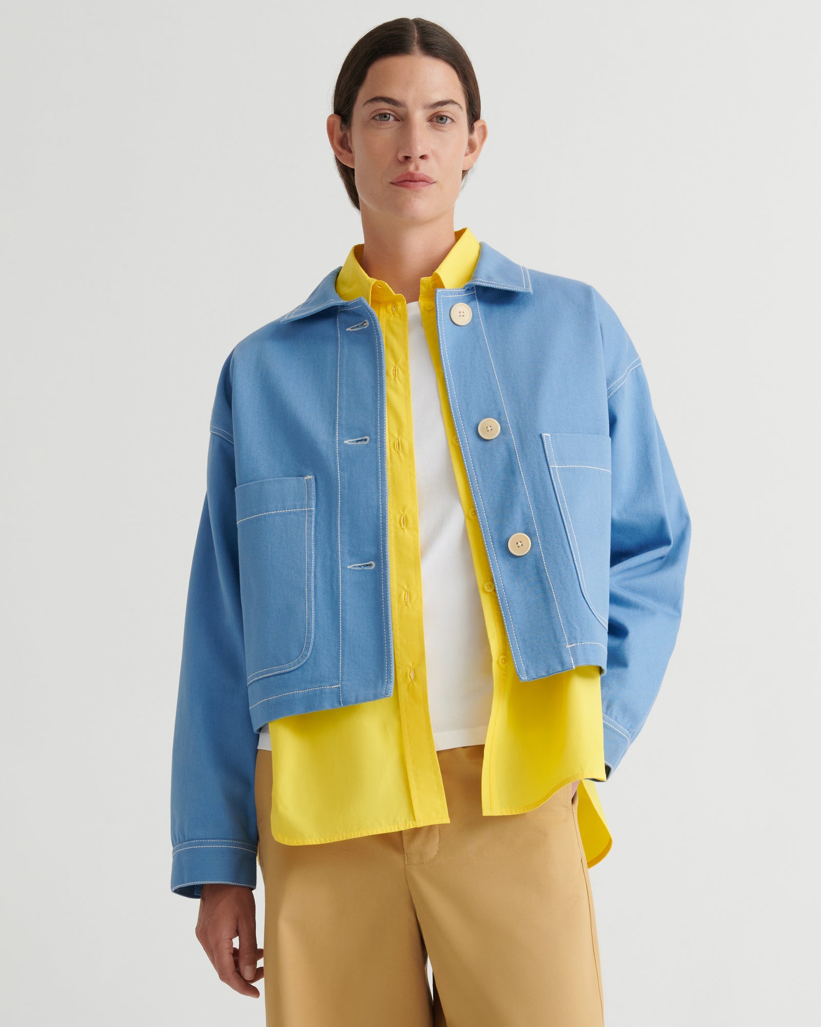 Kowtow Ava Jacket - Sky Denim