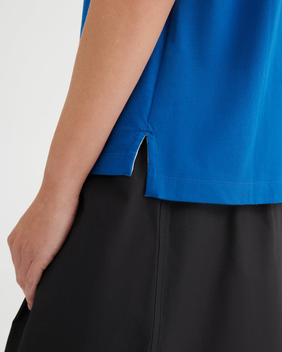 Kowtow Geometry Tee - Blue Orchid