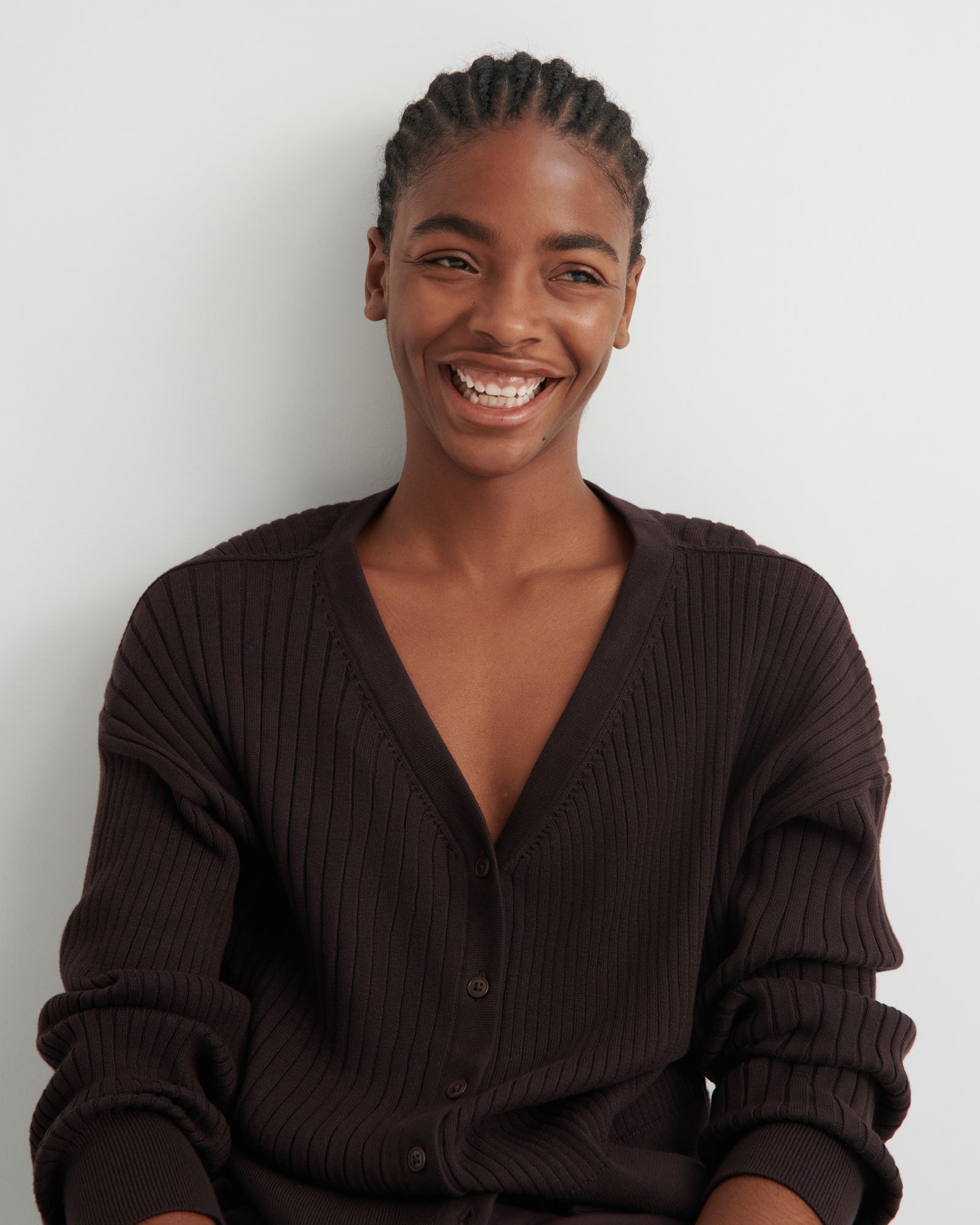 Kowtow Field Cardigan - Sable
