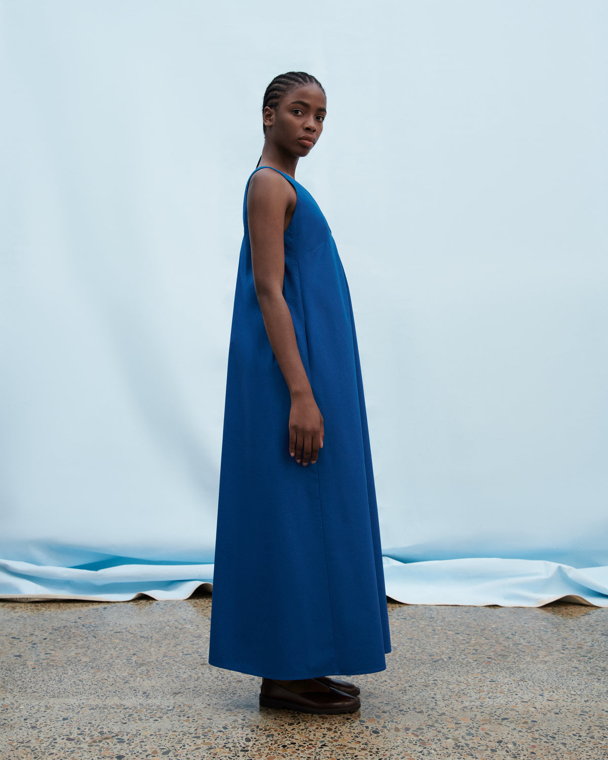 Kowtow Eventide Dress - Blue Orchid