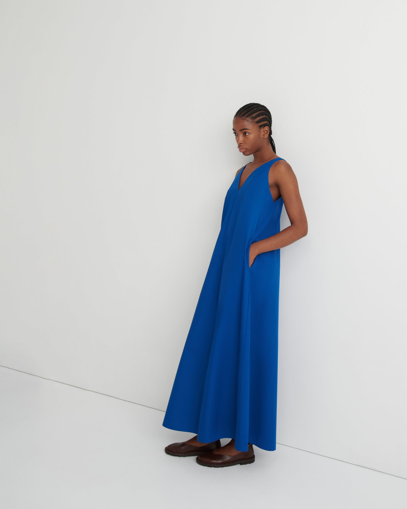 Kowtow Eventide Dress - Blue Orchid