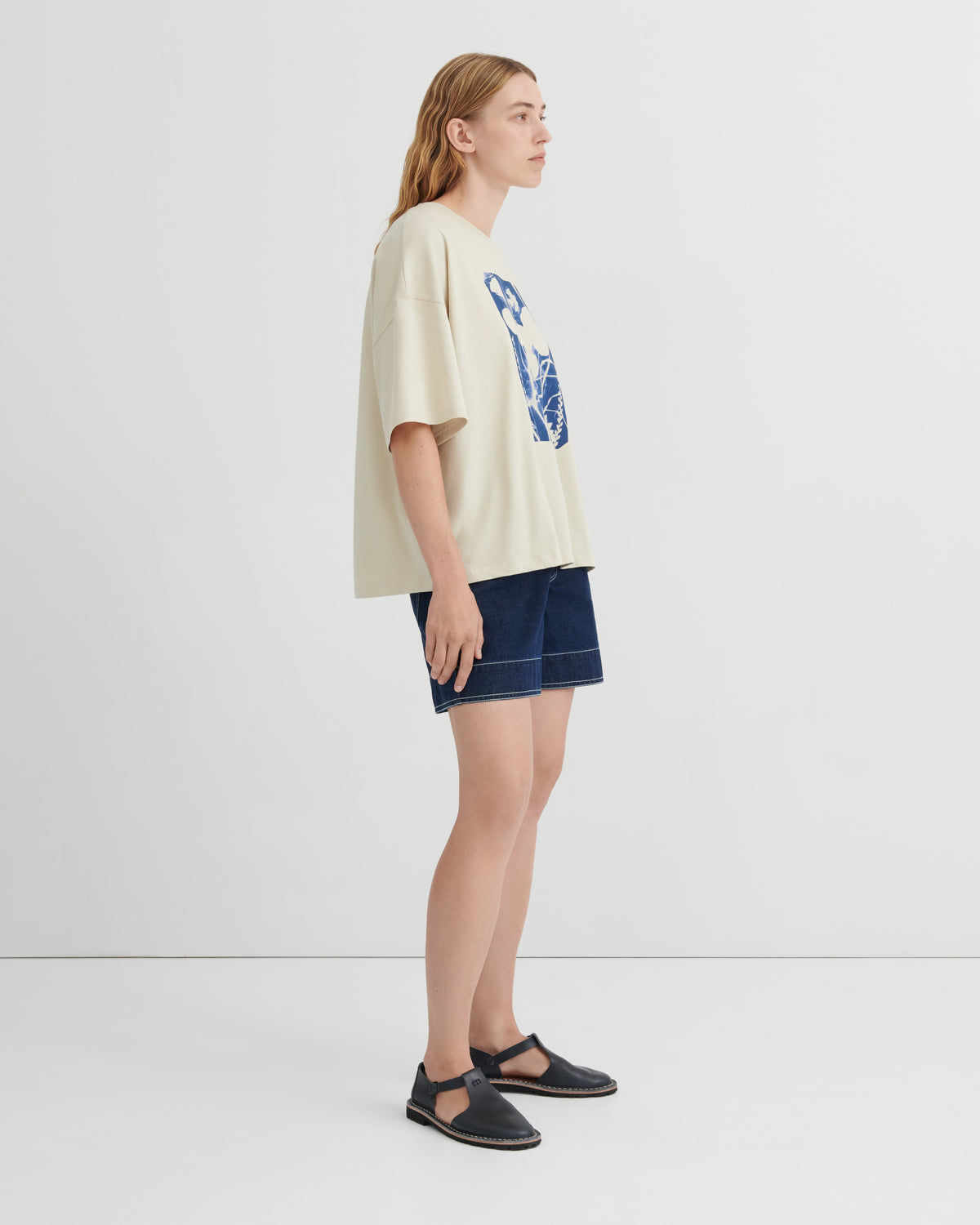 Kowtow Cyanotype Tee - Stone