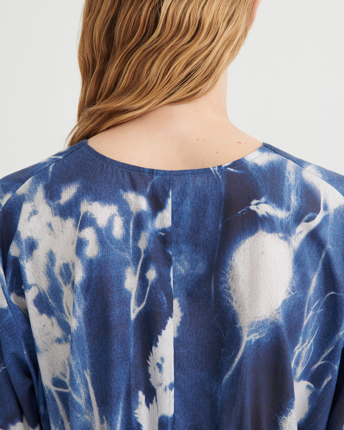 Kowtow Nigella Dress - Cyanotype Floral