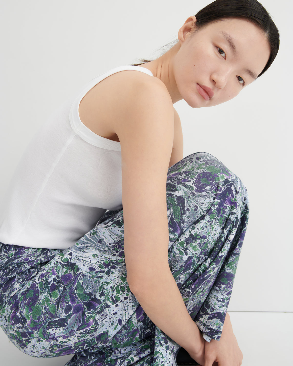 Kowtow Montage Skirt - Marbled