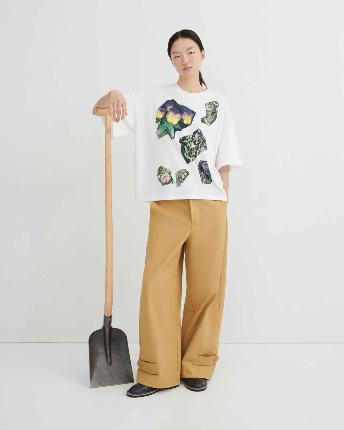 Kowtow Decoupage Tee - White
