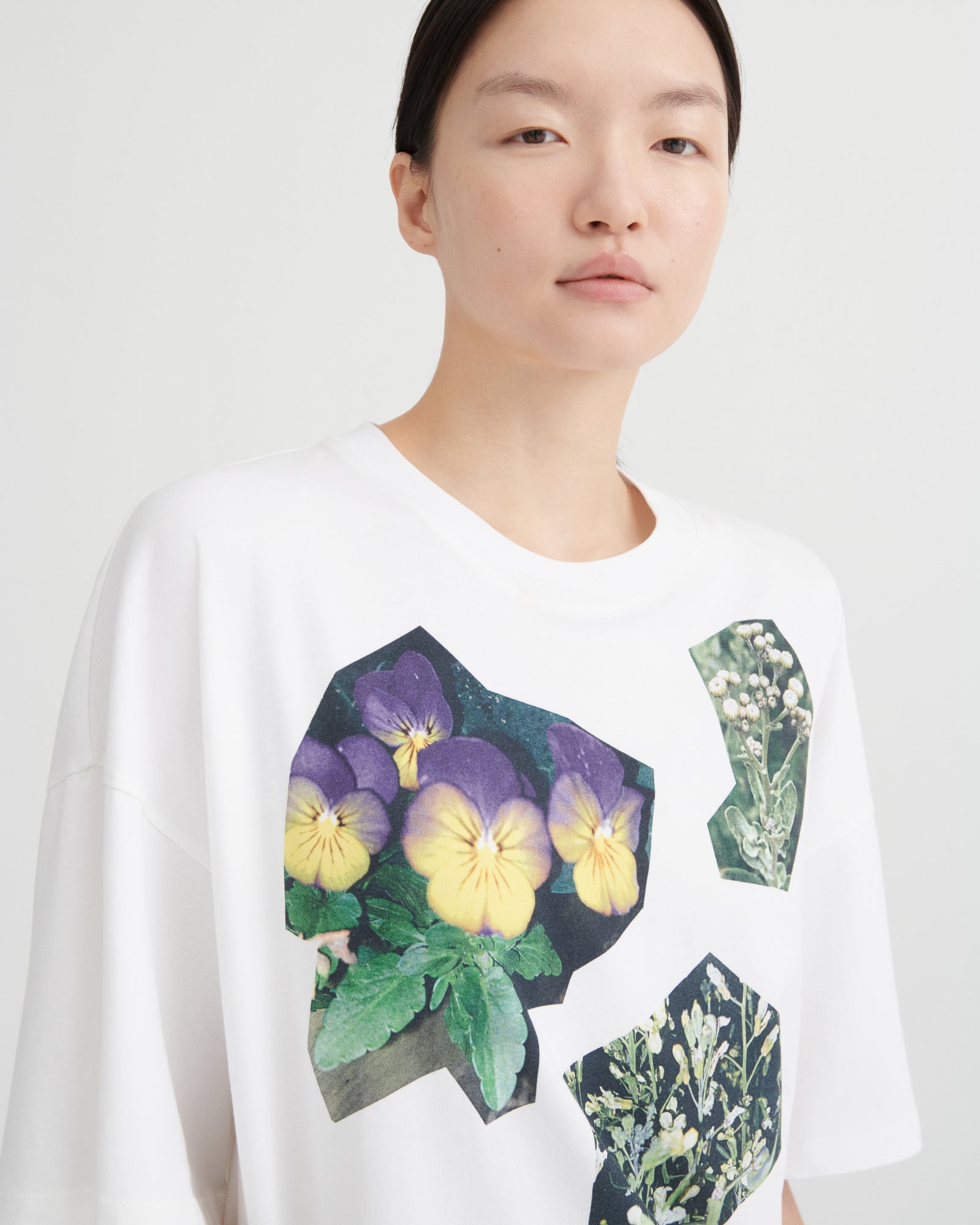 Kowtow Decoupage Tee - White