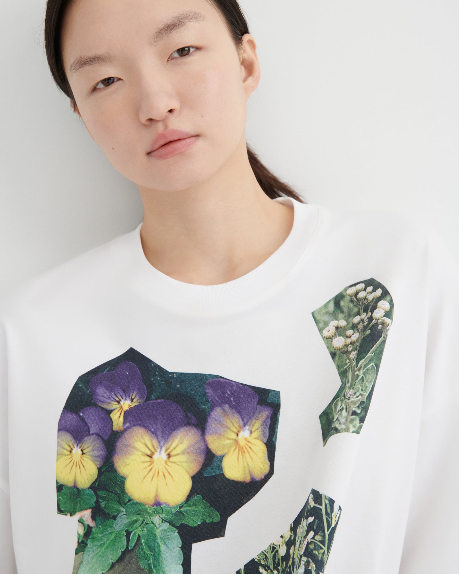Kowtow Decoupage Tee - White