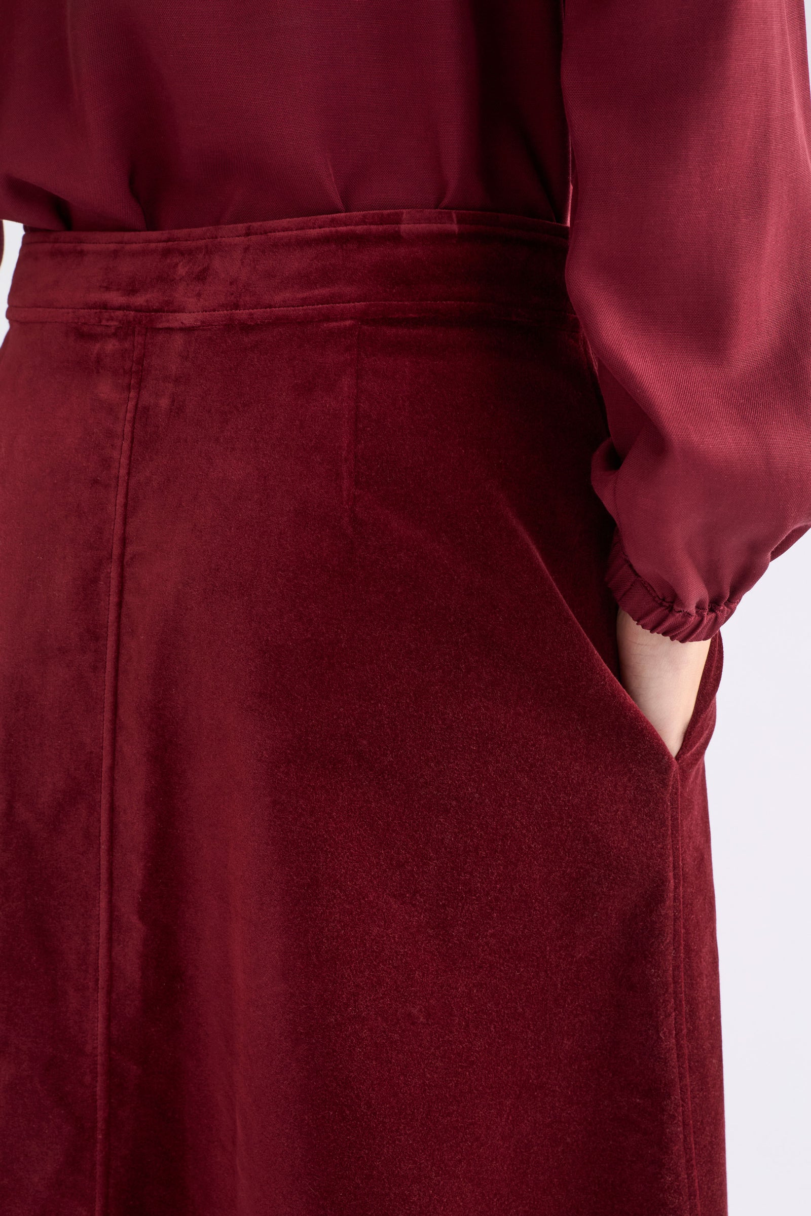 Elk Altes Skirt - Merlot
