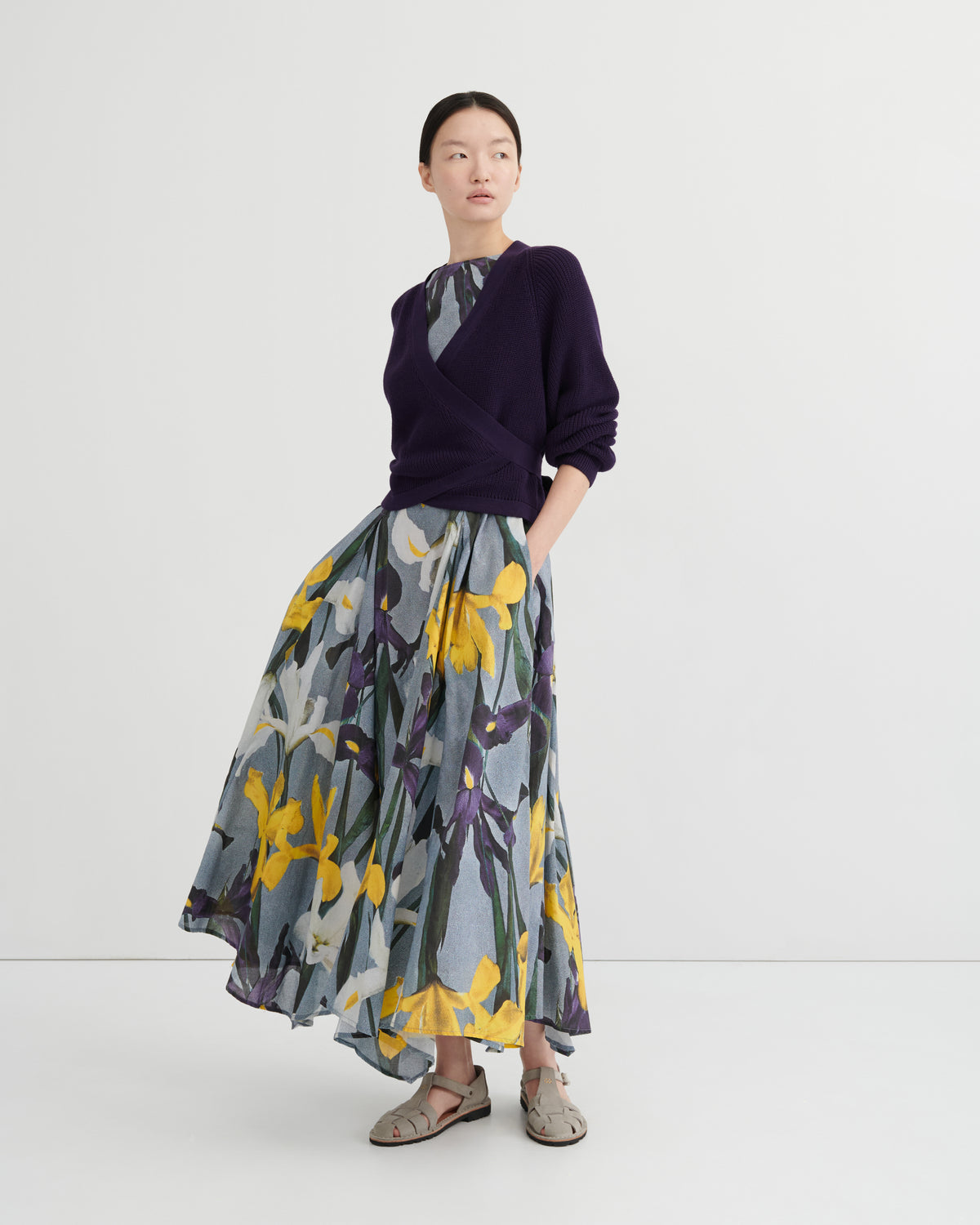 Kowtow Composure Cardigan - Dahlia