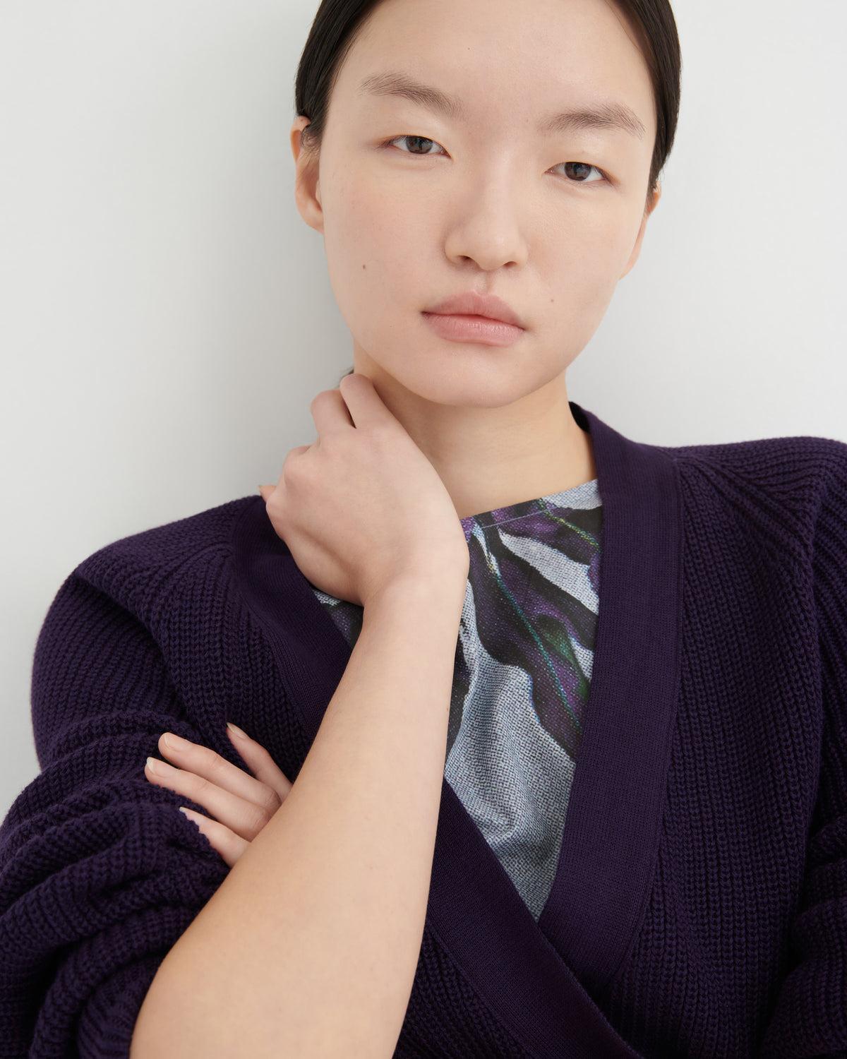 Kowtow Composure Cardigan - Dahlia