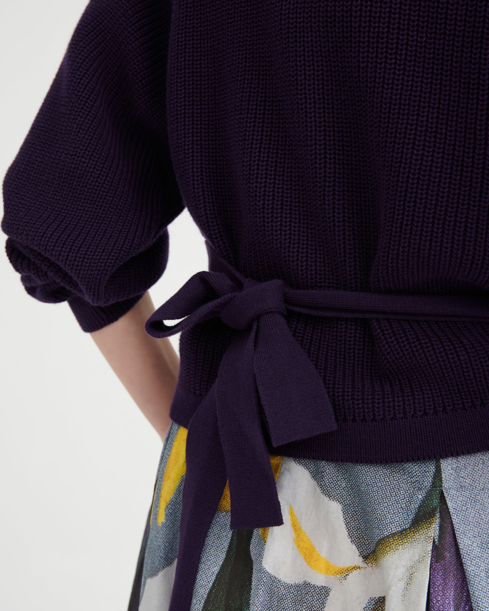 Kowtow Composure Cardigan - Dahlia