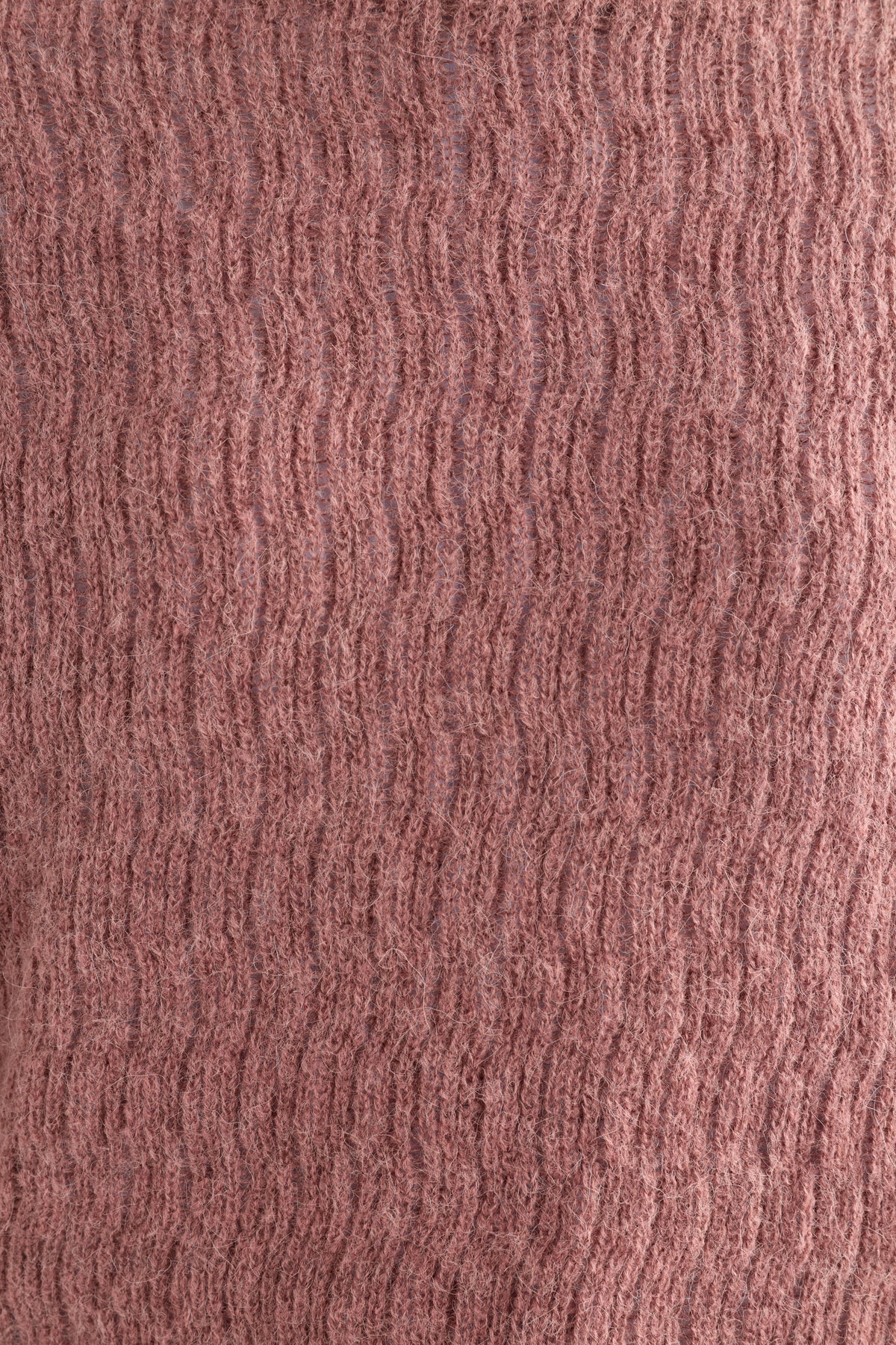Elk Agna Pattern Sweater - Rosewood