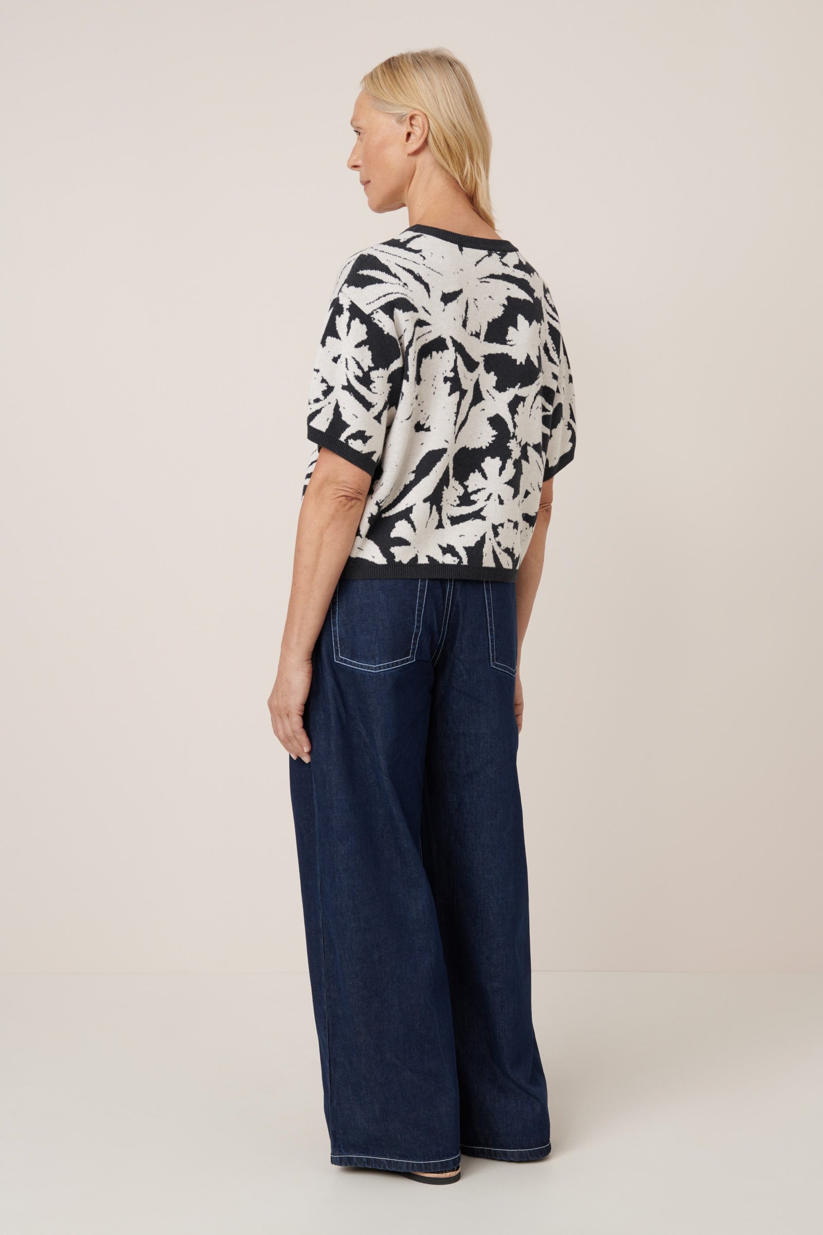 Kowtow Etched Top - Etched Jacquard