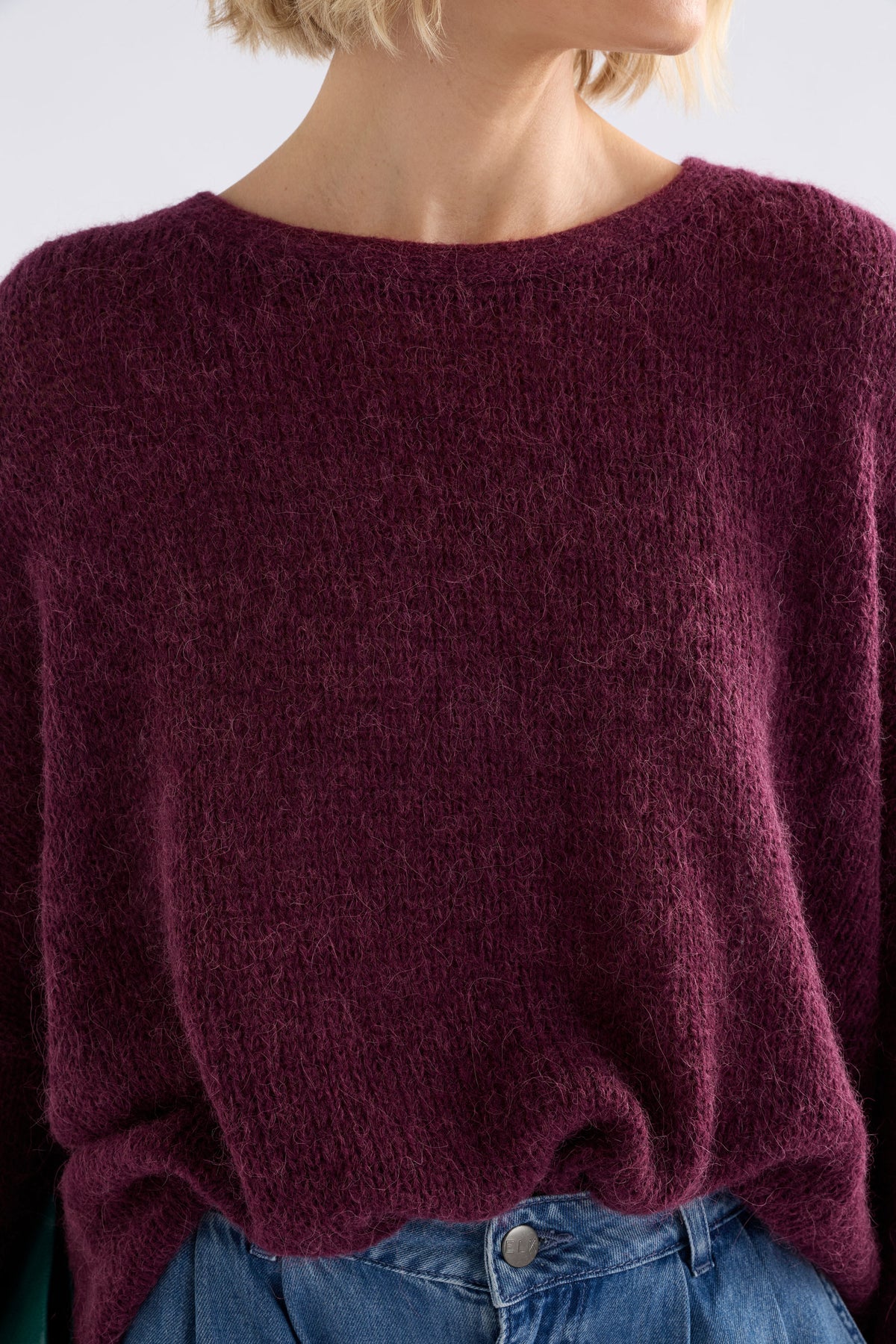 Elk Agna Sweater - Merlot