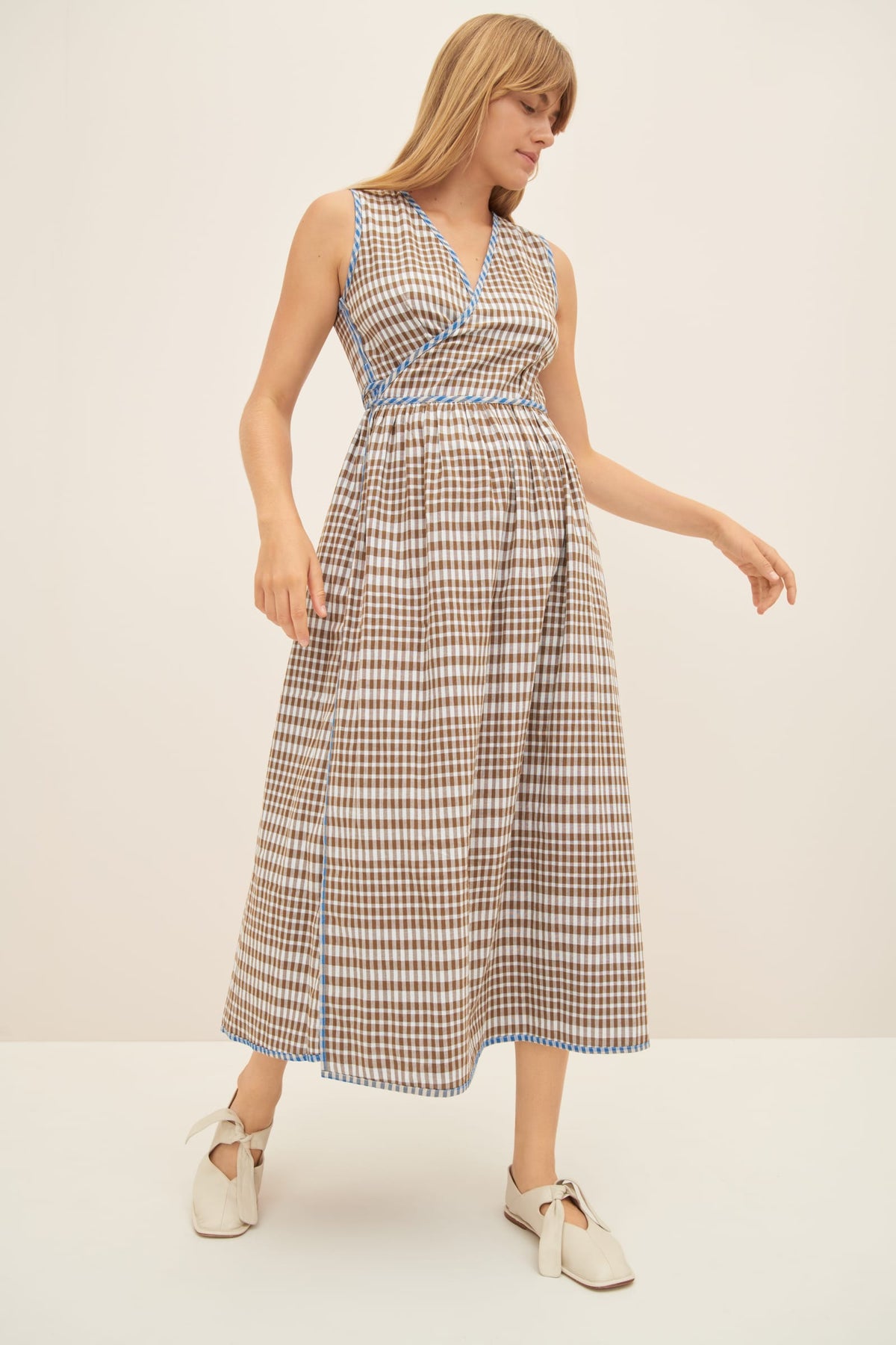 Kowtow Outline Dress - Duo Check