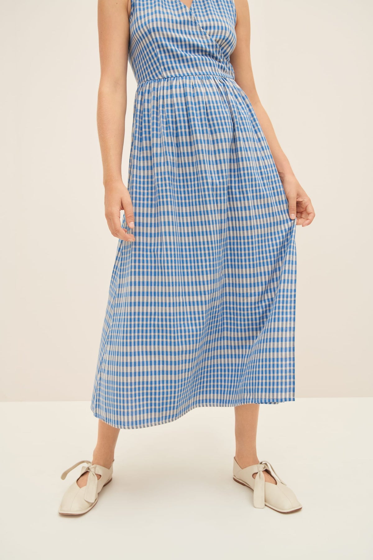 Kowtow Outline Dress - Duo Check