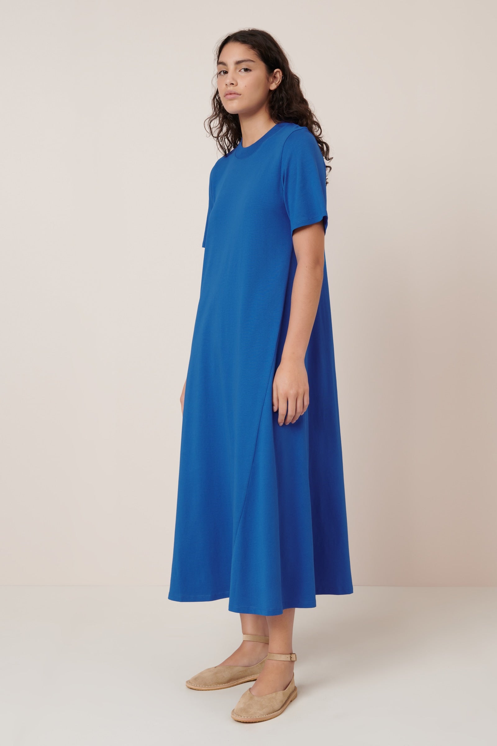 Kowtow T-Shirt Swing Dress - Azure