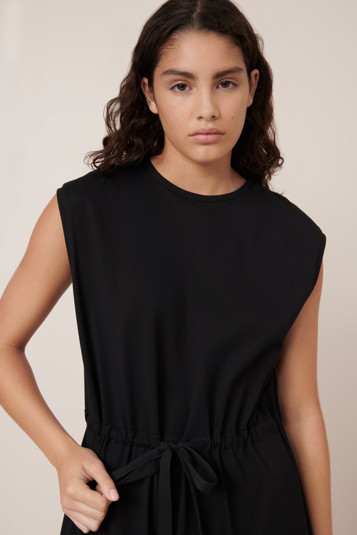 Kowtow Wave Dress - Black