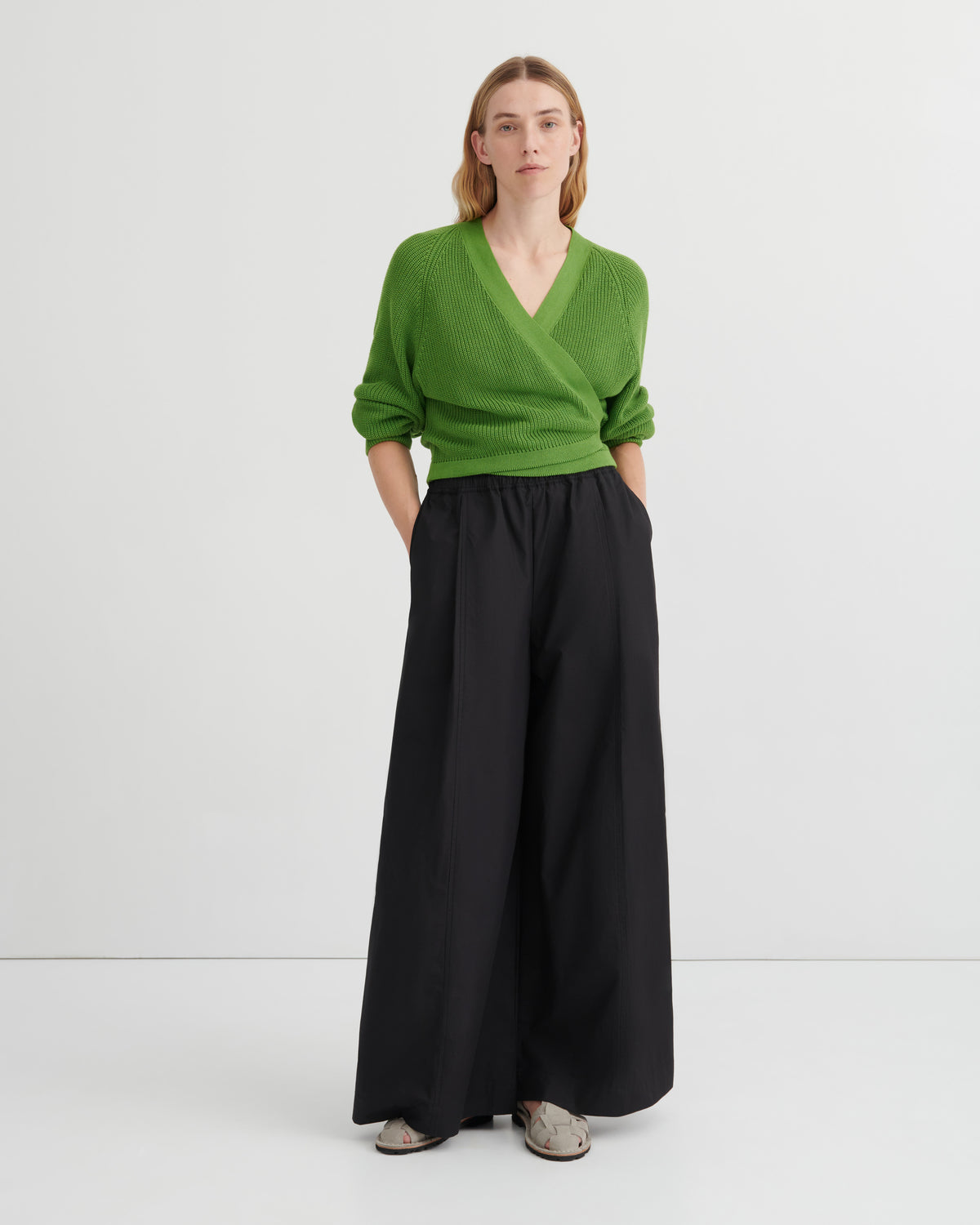 Kowtow Composure Cardigan - Spring Green
