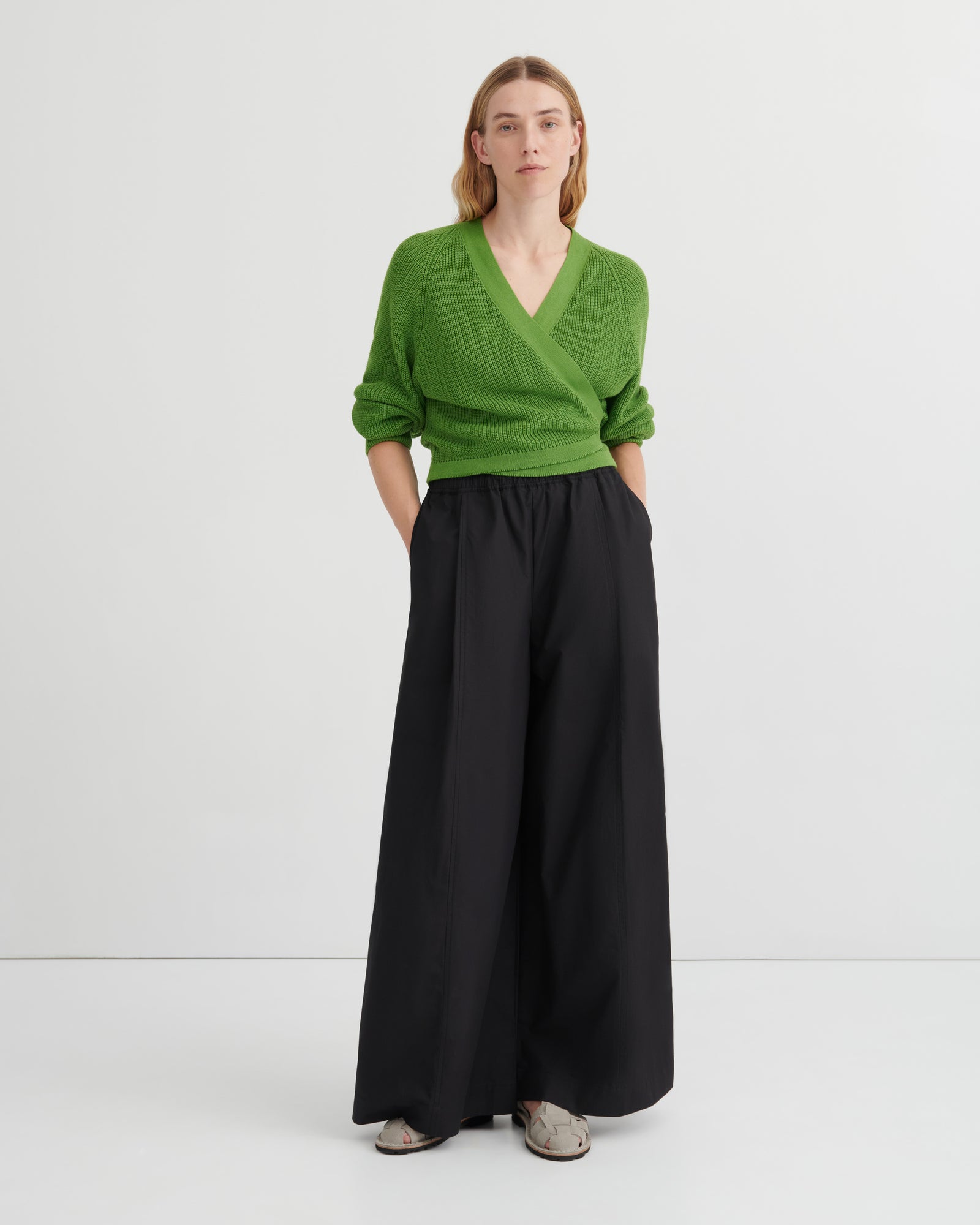 Kowtow Composure Cardigan - Spring Green