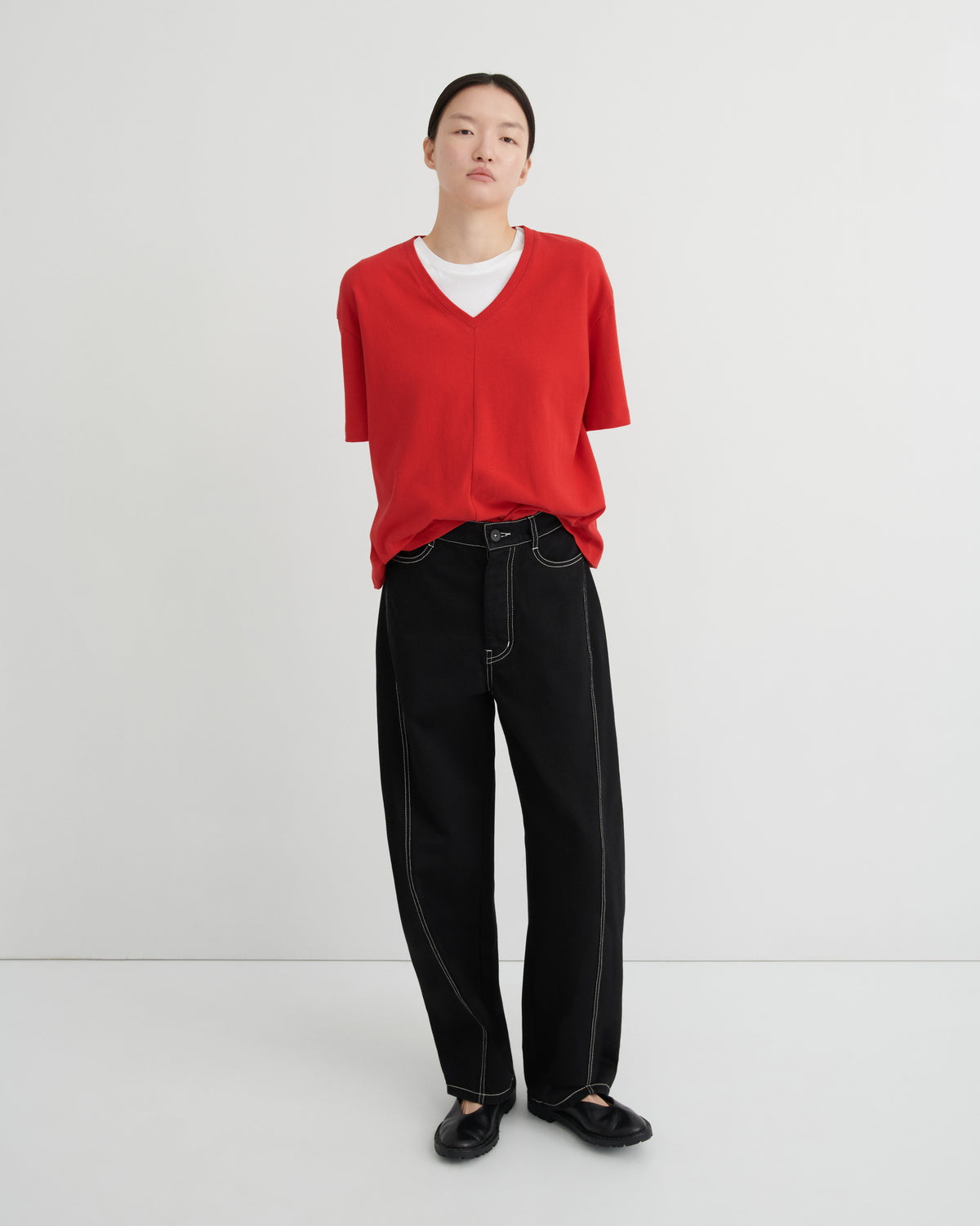 Kowtow Unity Tee - Poppy Red