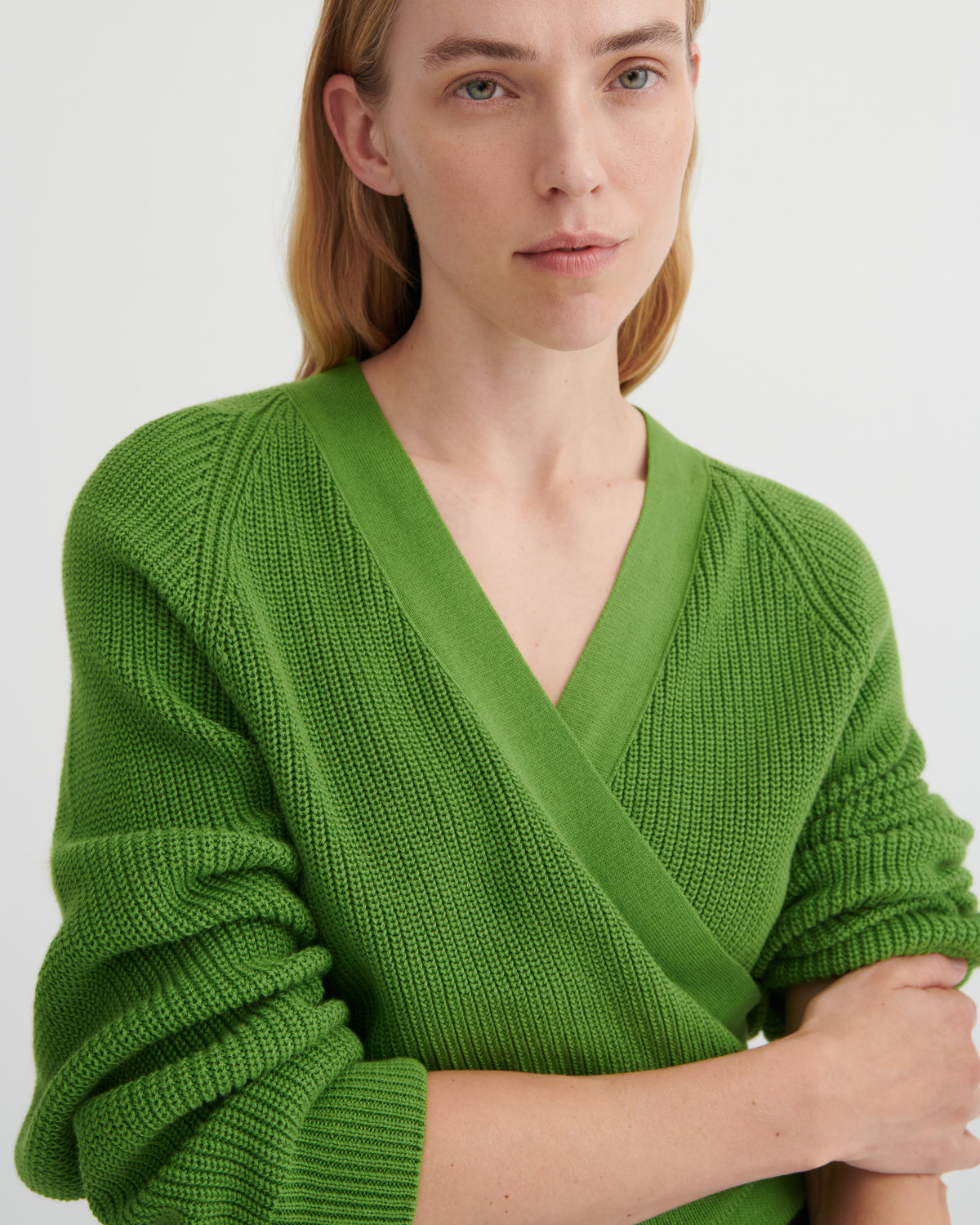 Kowtow Composure Cardigan - Spring Green