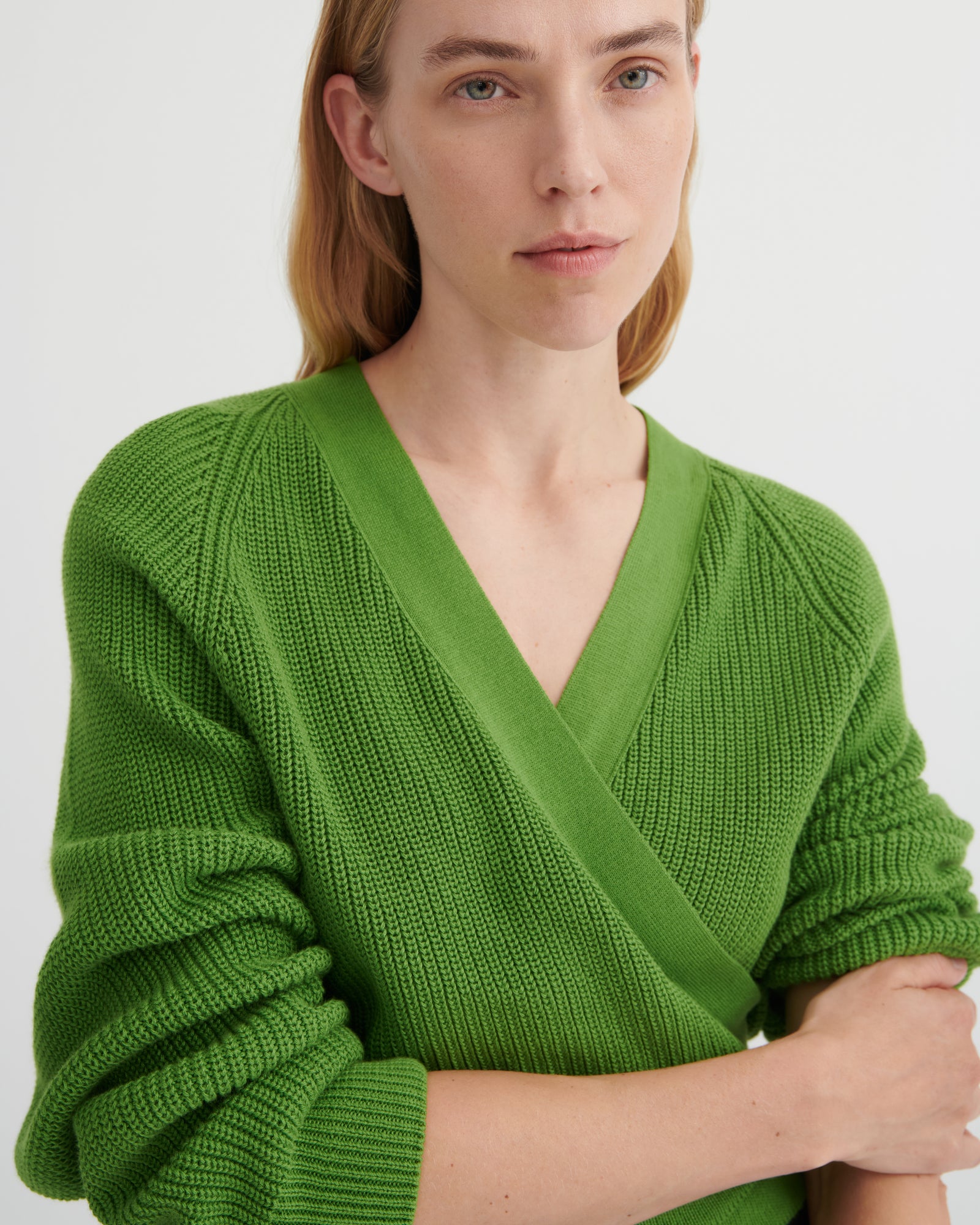Kowtow Composure Cardigan - Spring Green