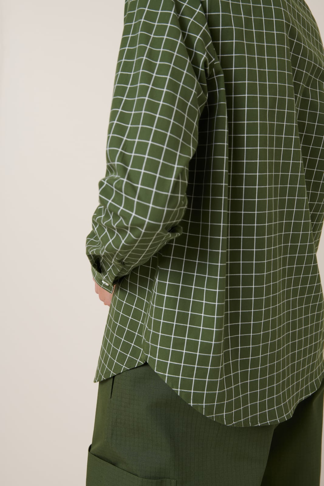 Kowtow Daily Shirt - Forest Grid