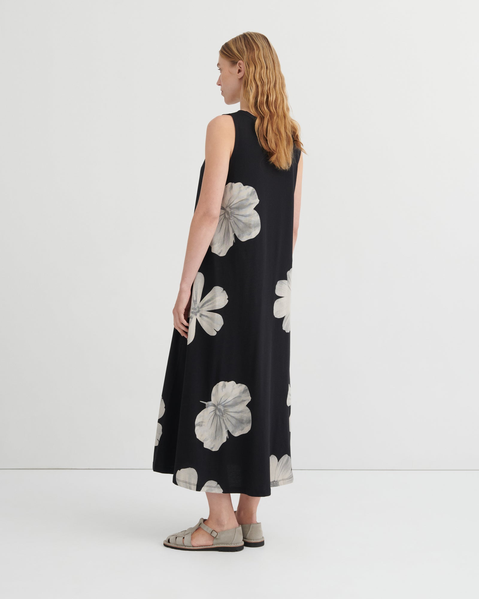 Kowtow Tank Swing Dress - Monochrome Floral