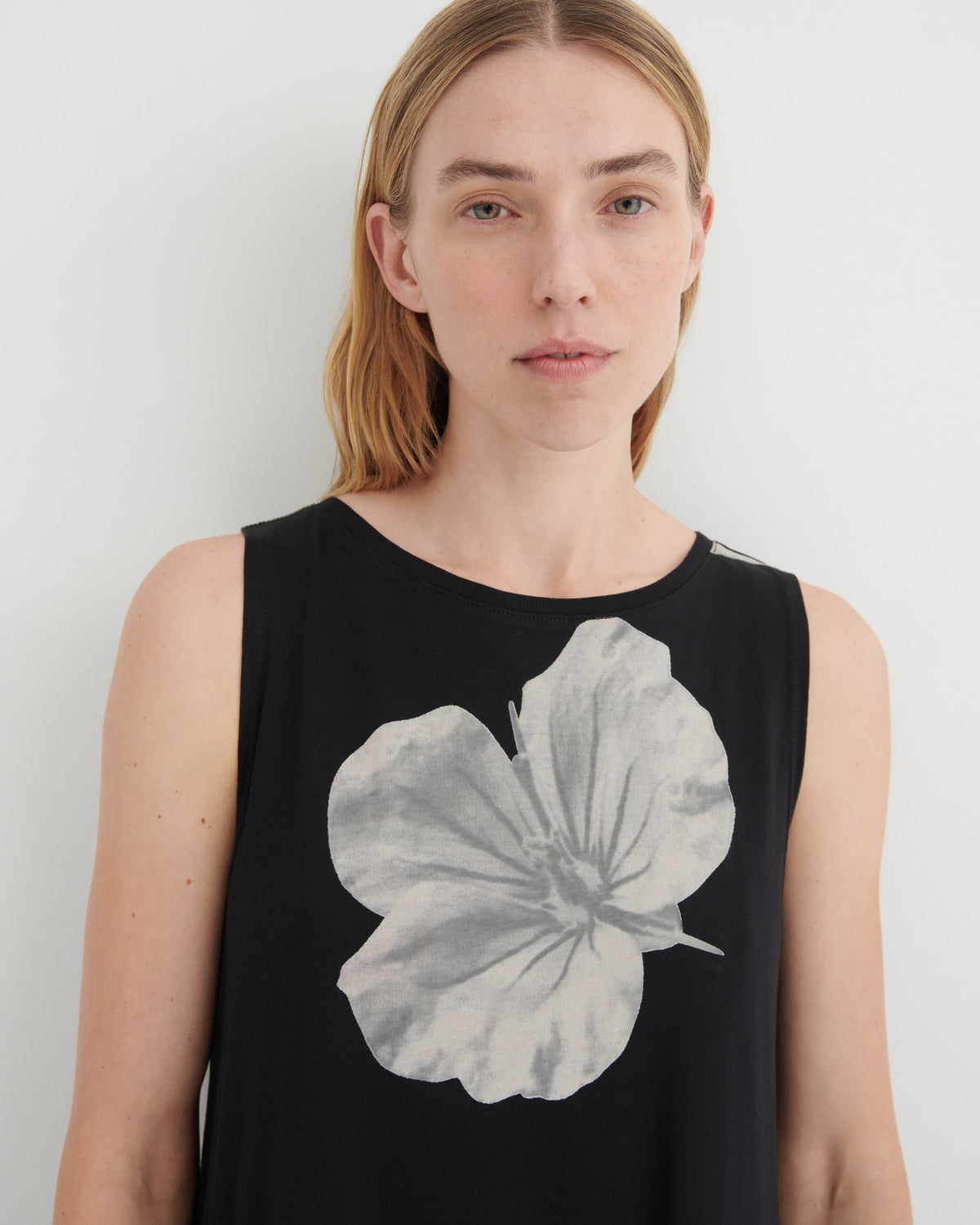 Kowtow Tank Swing Dress - Monochrome Floral
