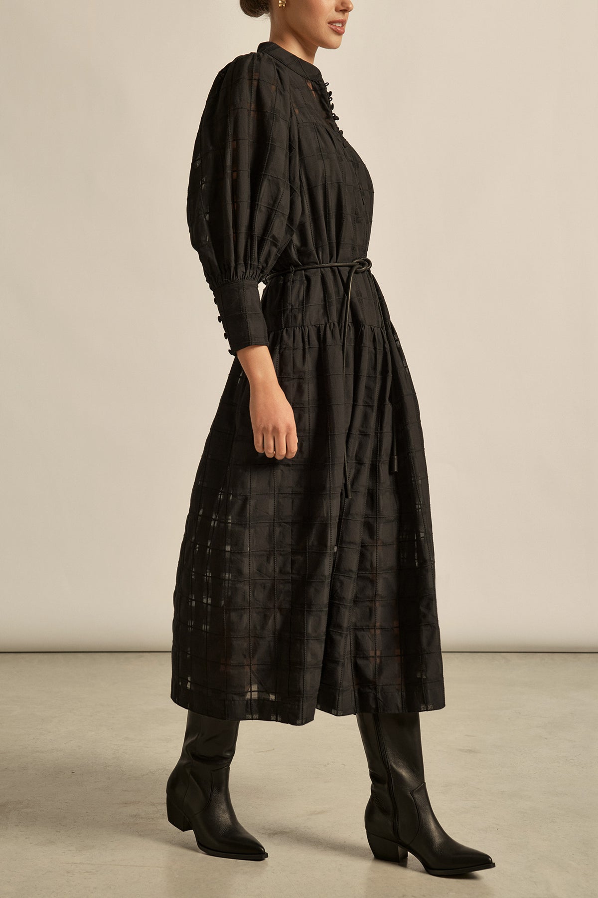 Zoe Kratzmann Vesper Dress - Black Check