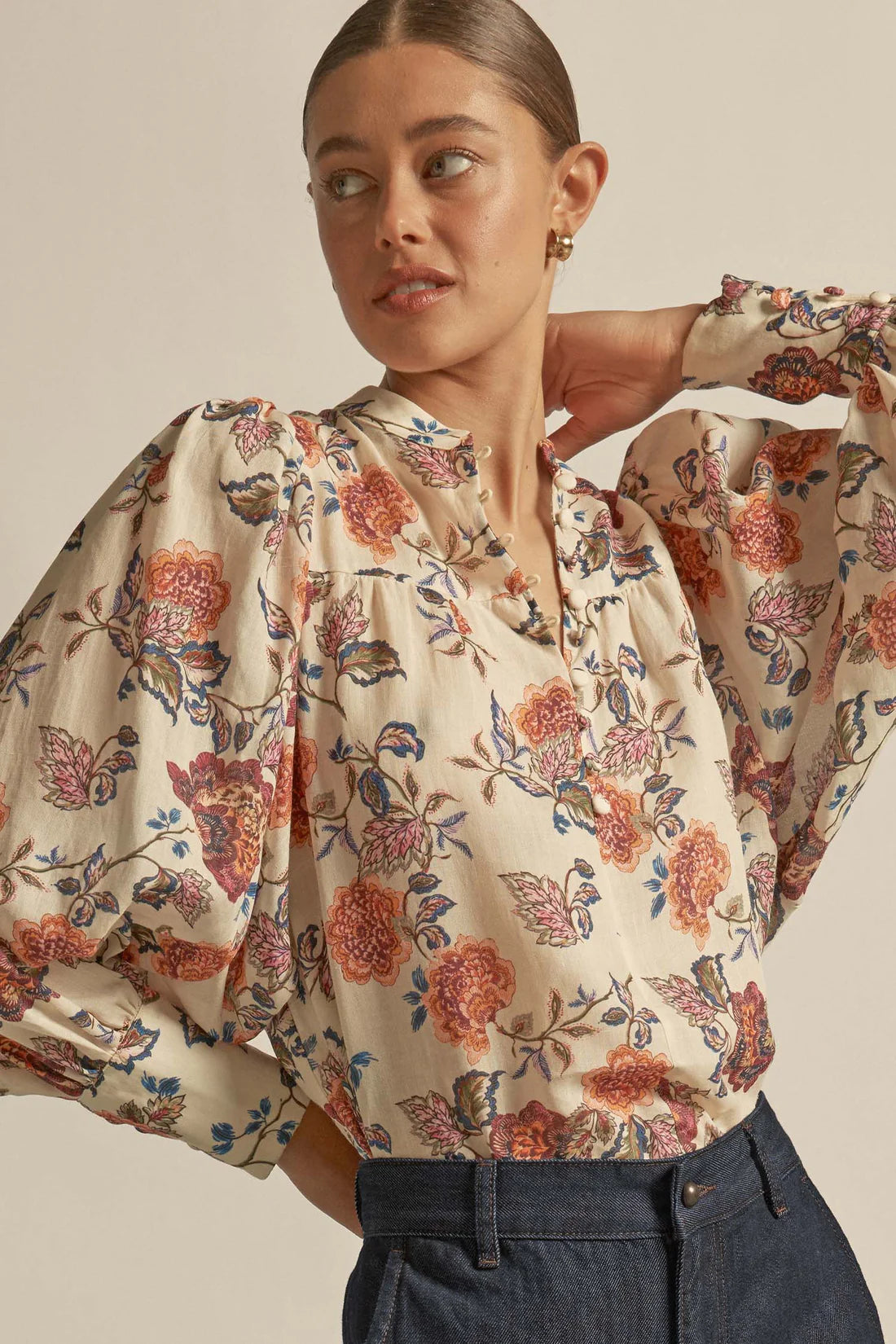 Zoe Kratzmann Stir Top - Heirloom Bloom