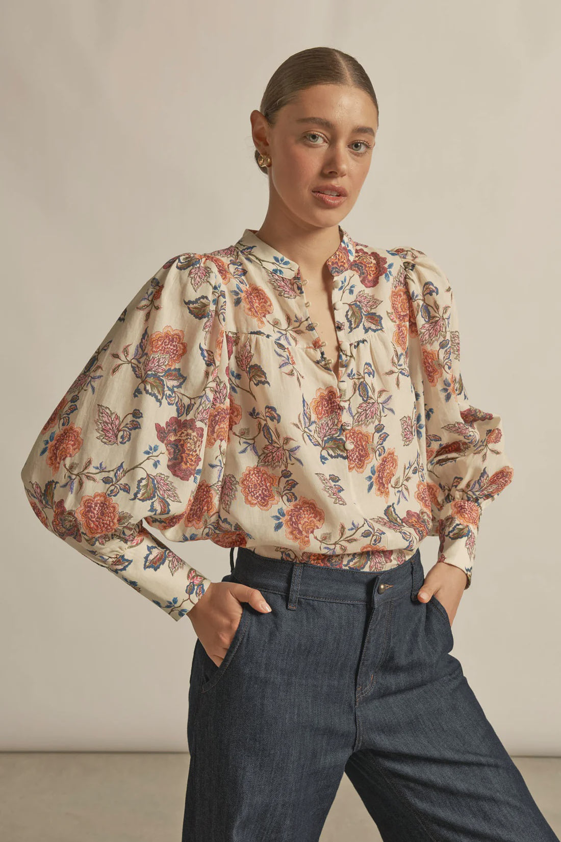 Zoe Kratzmann Stir Top - Heirloom Bloom