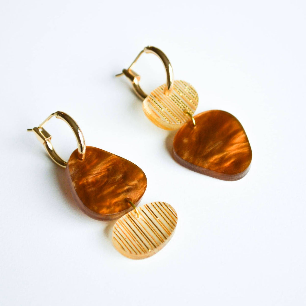 Hagen &amp; Co Dune Earrings - Amber