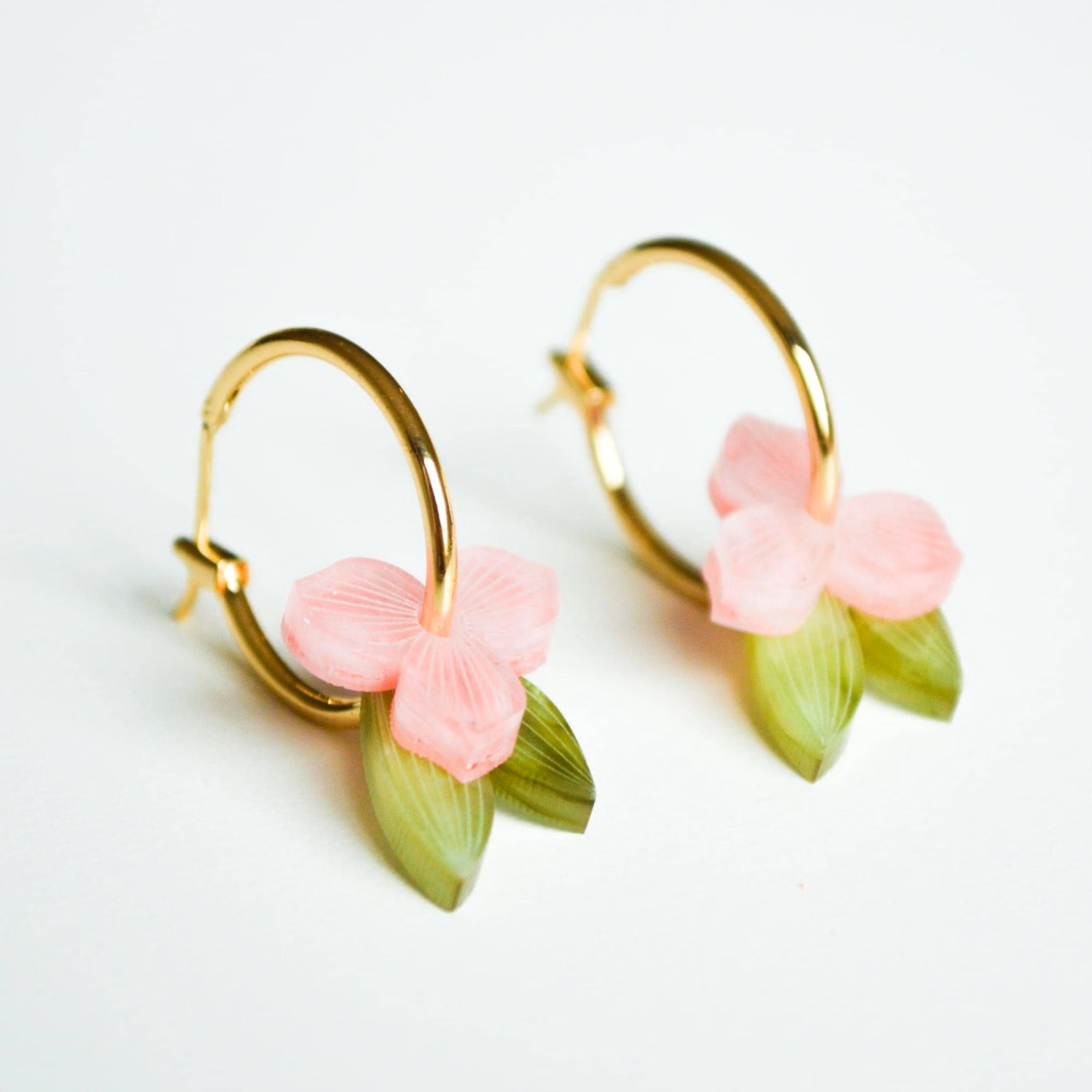 Hagen & Co Meadow Earrings - Coral