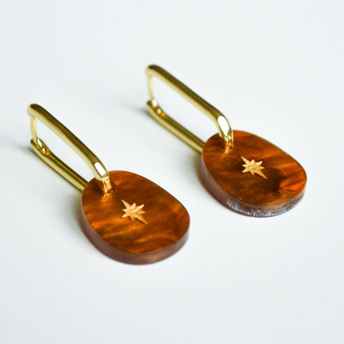 Hagen &amp; Co Starlight Earrings - Amber
