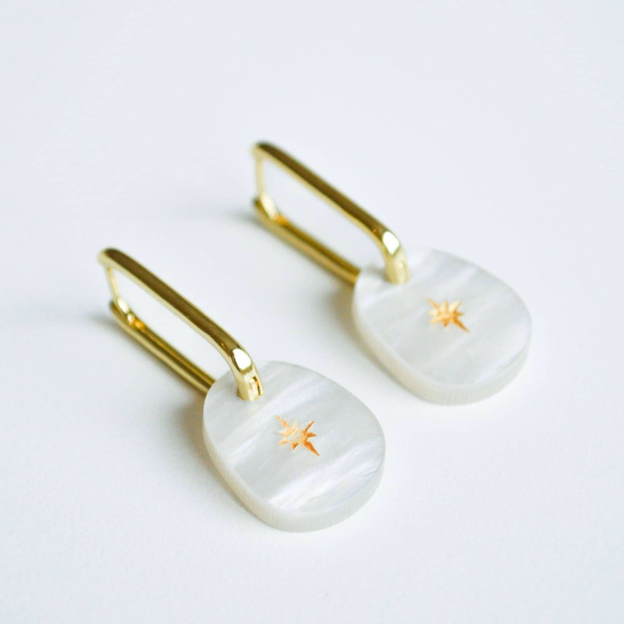 Hagen & Co Starlight Earrings - Pearl
