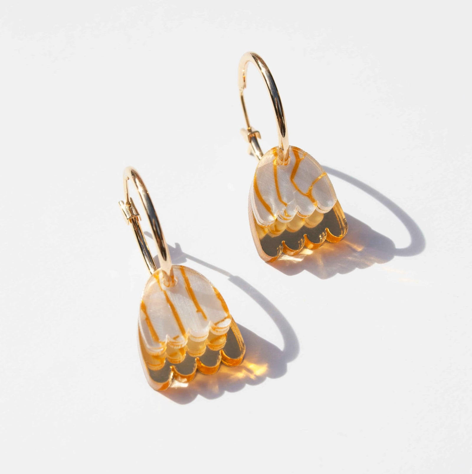 Hagen & Co Palm Earrings - Golds